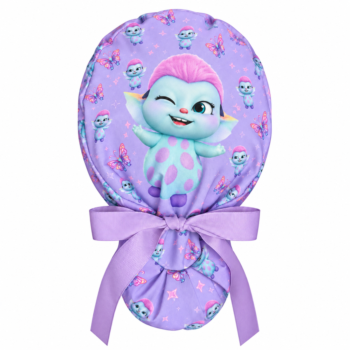 Magical Fairy-Inspired Scrub Cap | Colorful Y2K Surgical Hat | Handmade Medical Cap