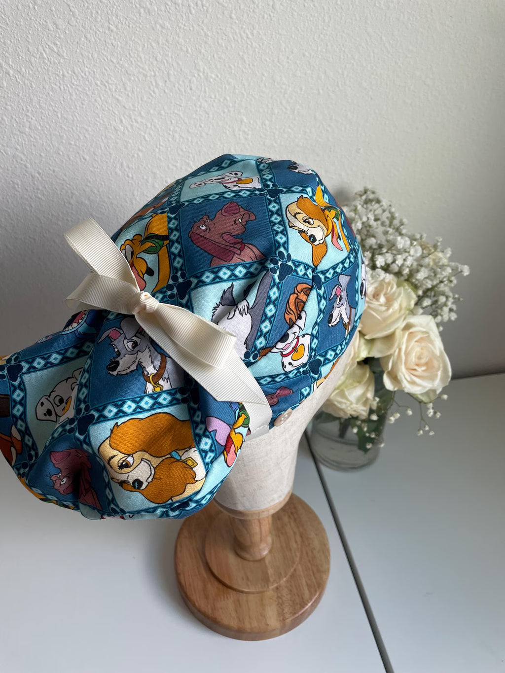Animated Dogs Cotton Scrub Cap