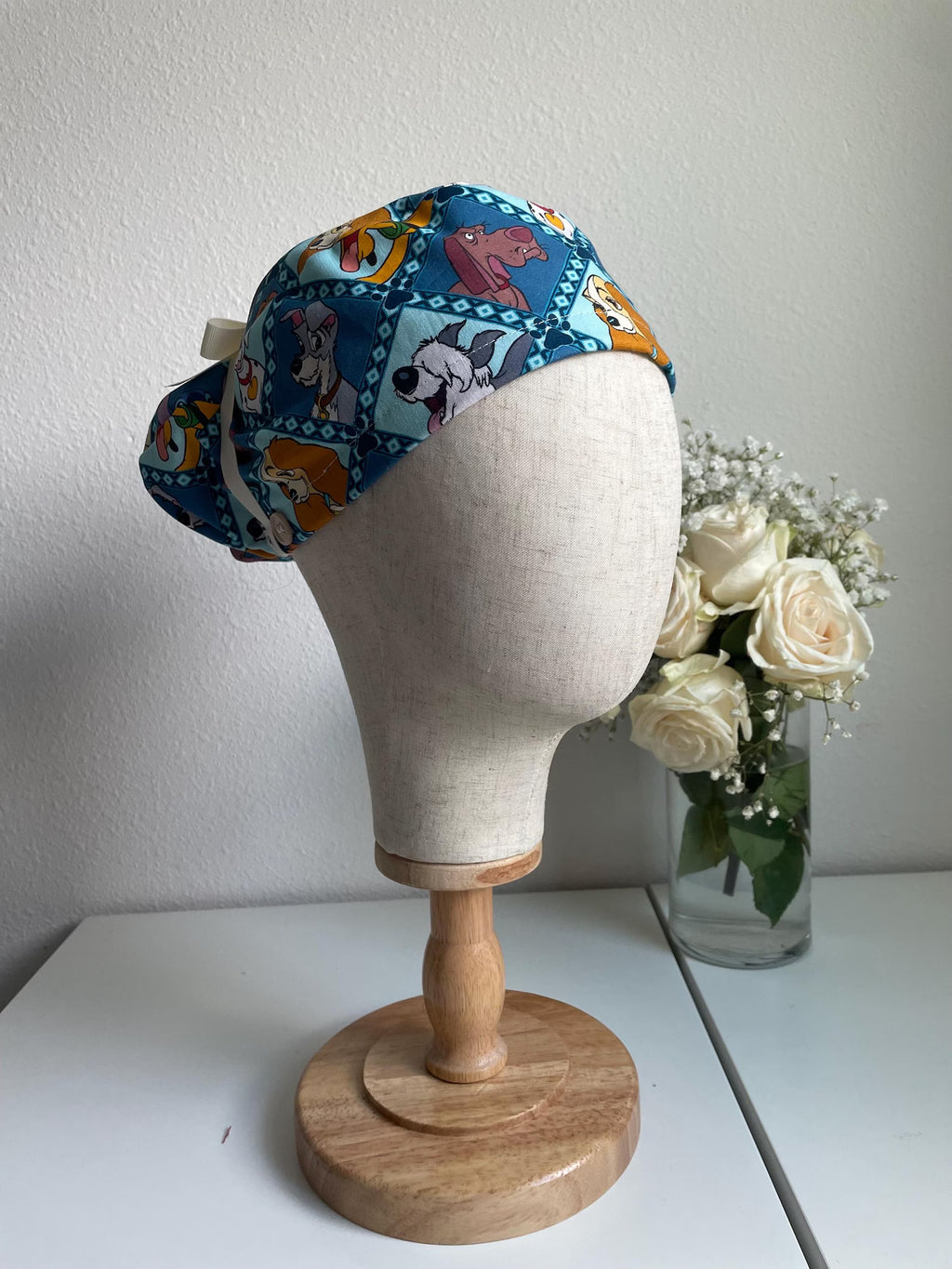 Animated Dogs Cotton Scrub Cap