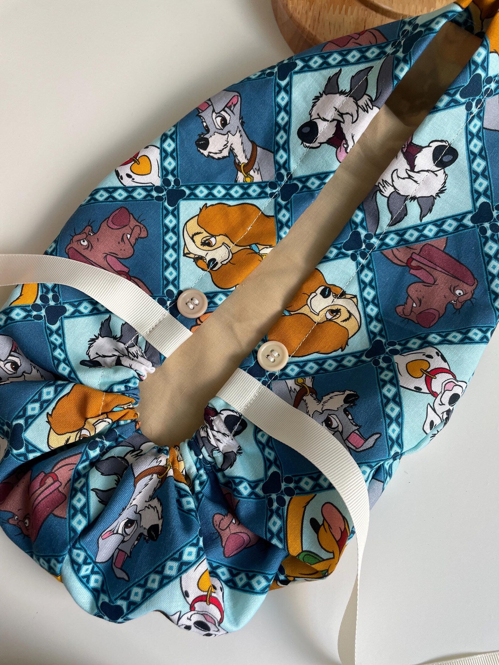 Animated Dogs Cotton Scrub Cap