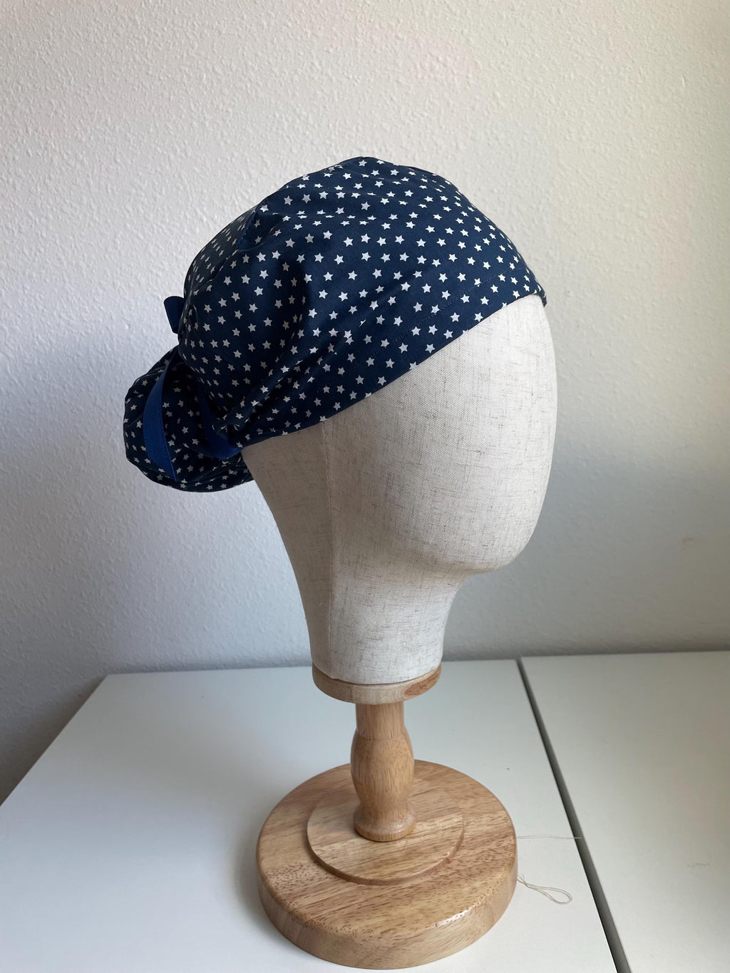 Star Print Scrub Cap