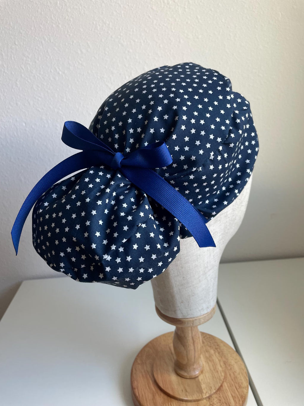 Star Print Scrub Cap