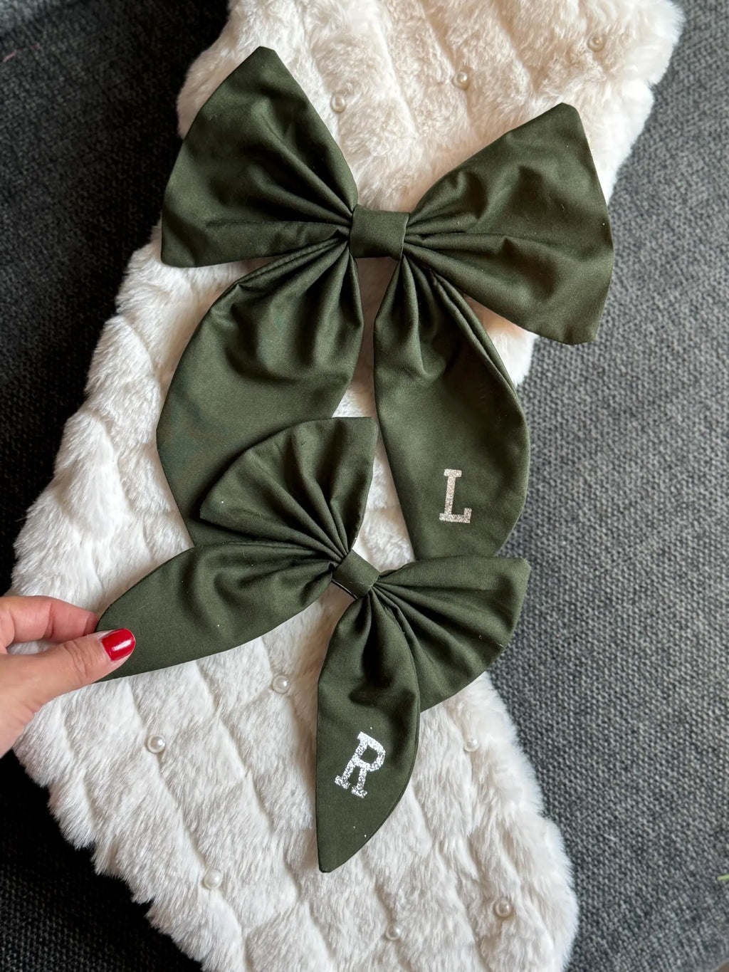 Custom Initials Bow