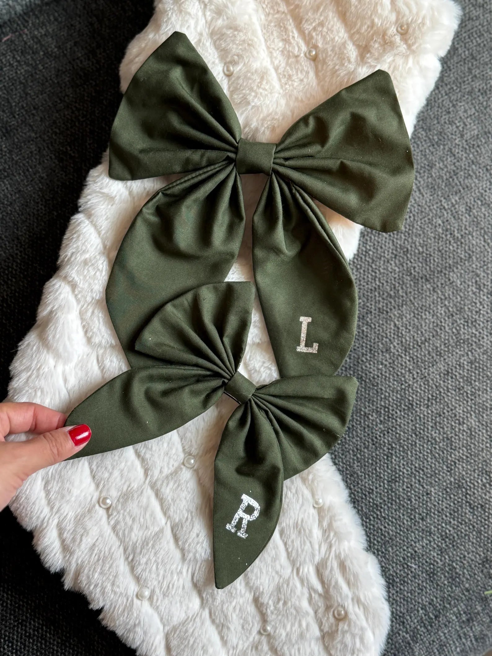 Custom Initials Bow