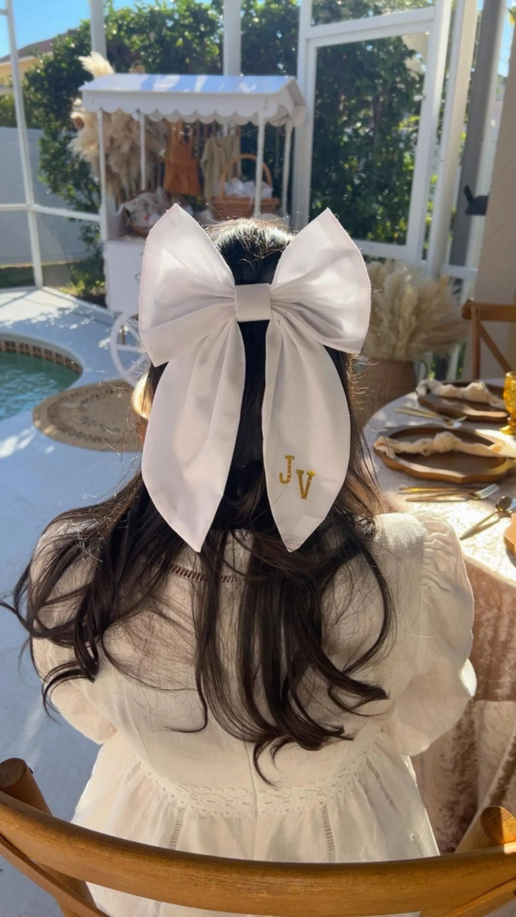 Custom Initials Bow