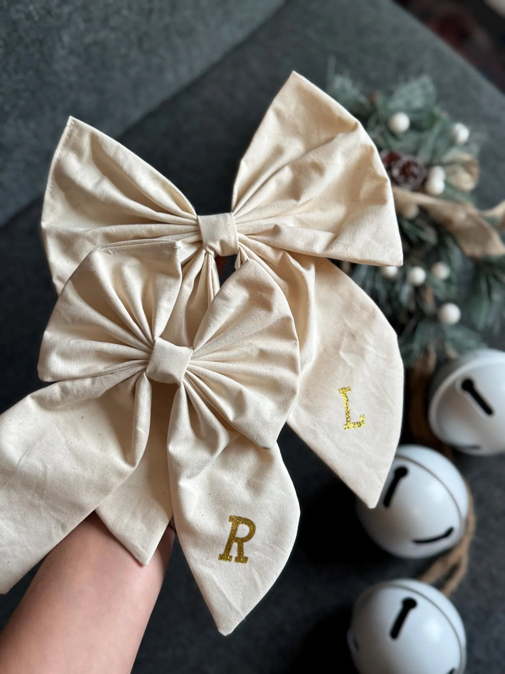 Custom Initials Bow