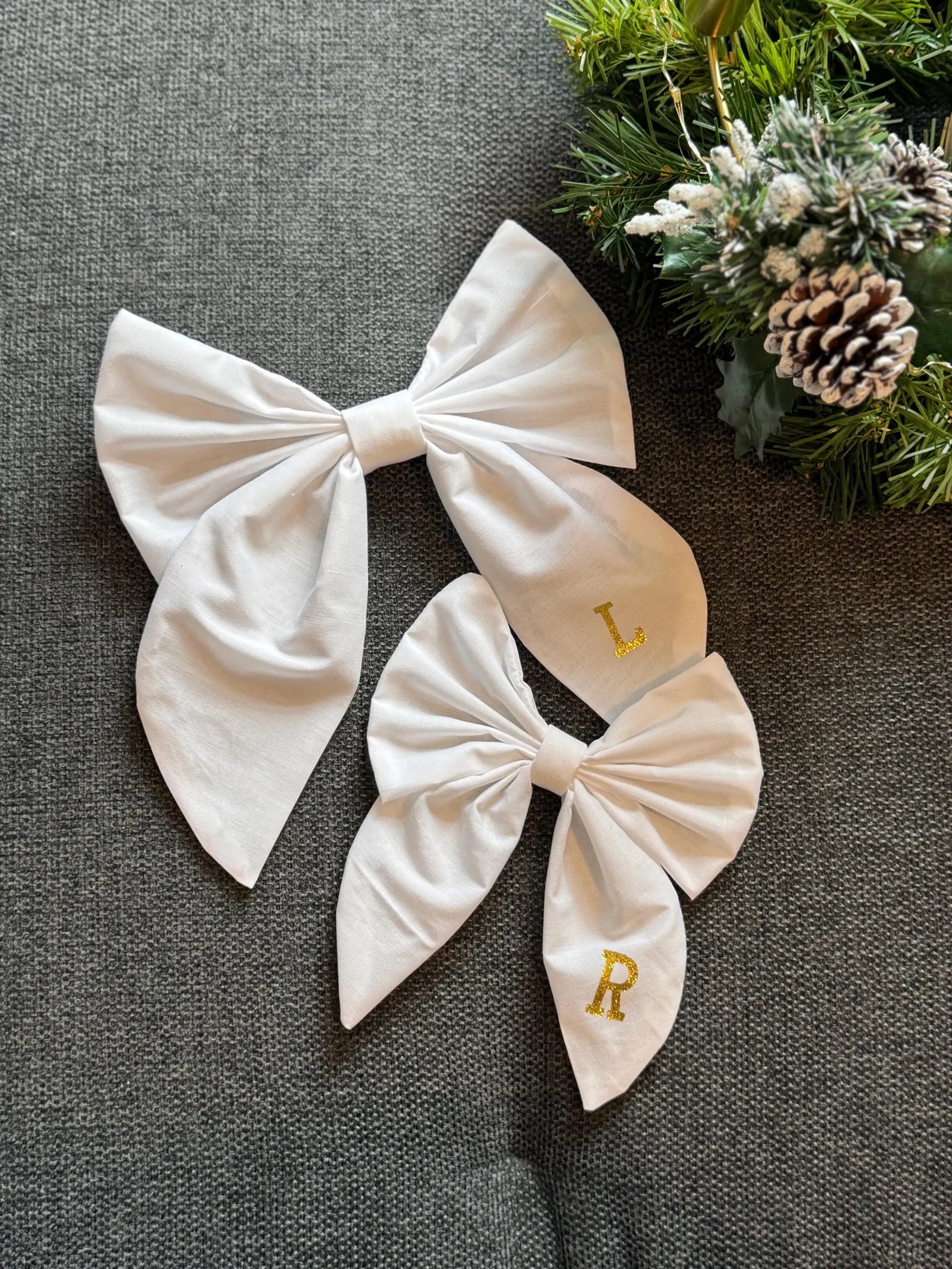 Custom Initials Bow