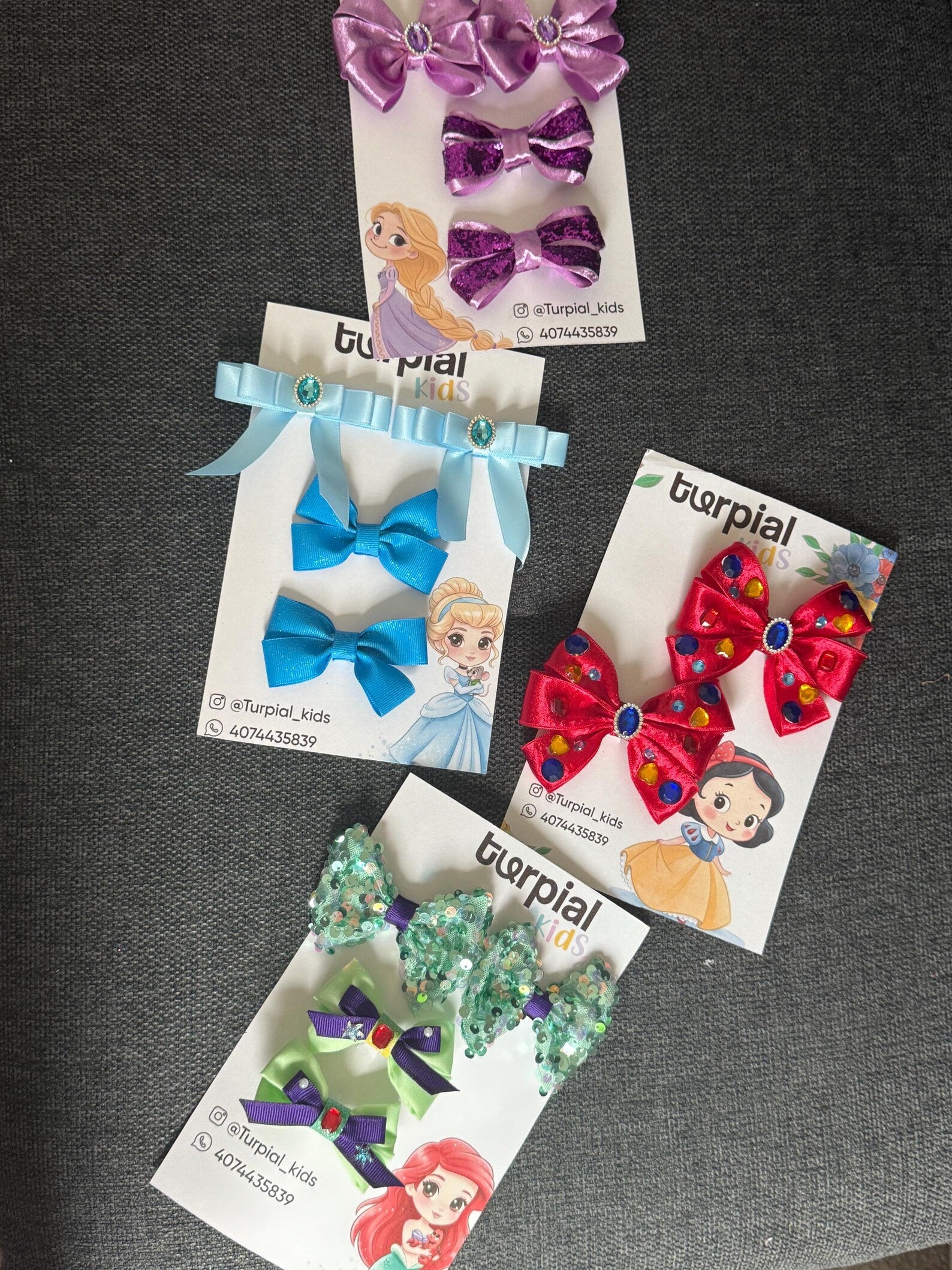 Princess Inspired Hair Bow