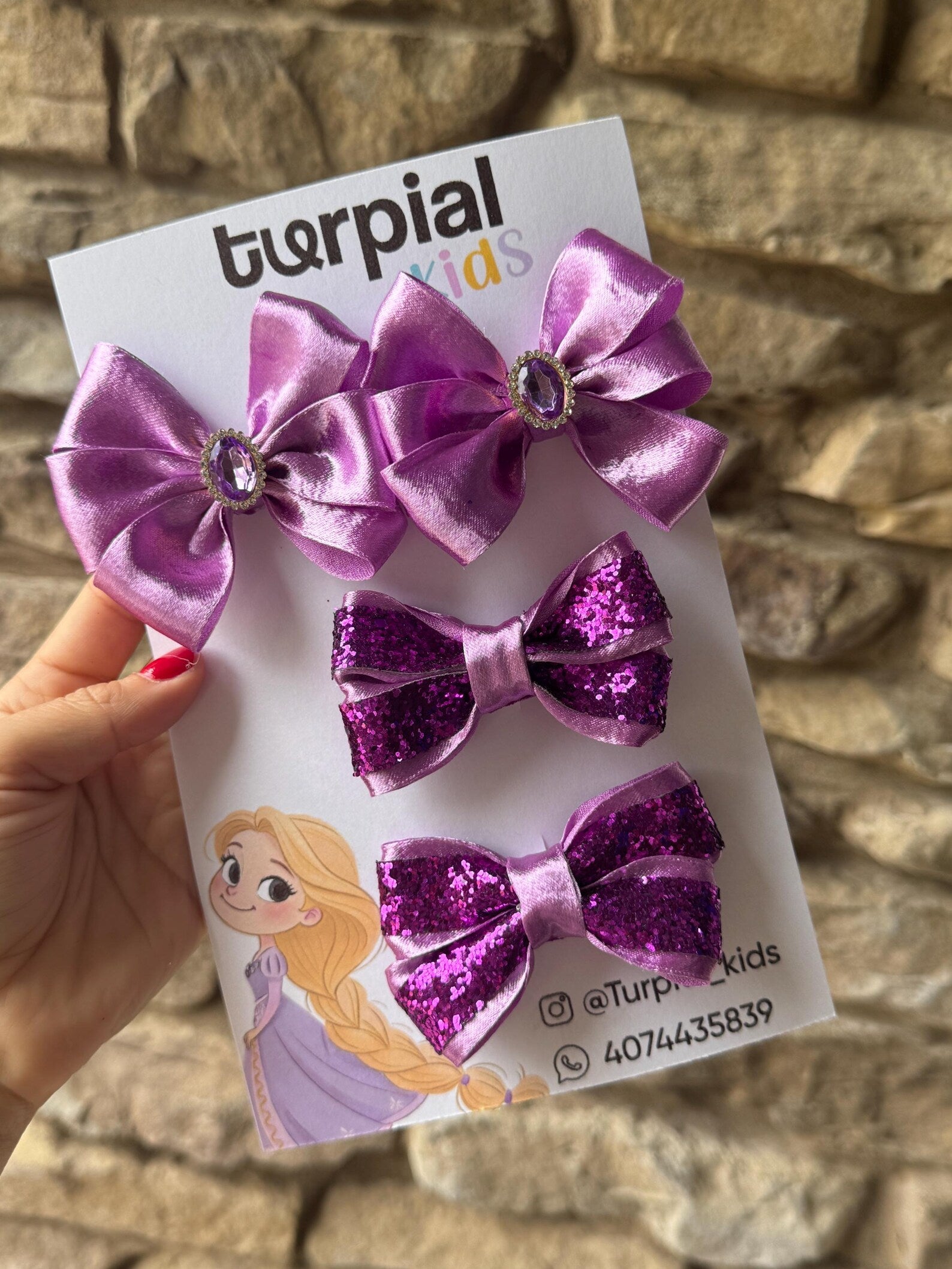 Princess Inspired Hair Bow