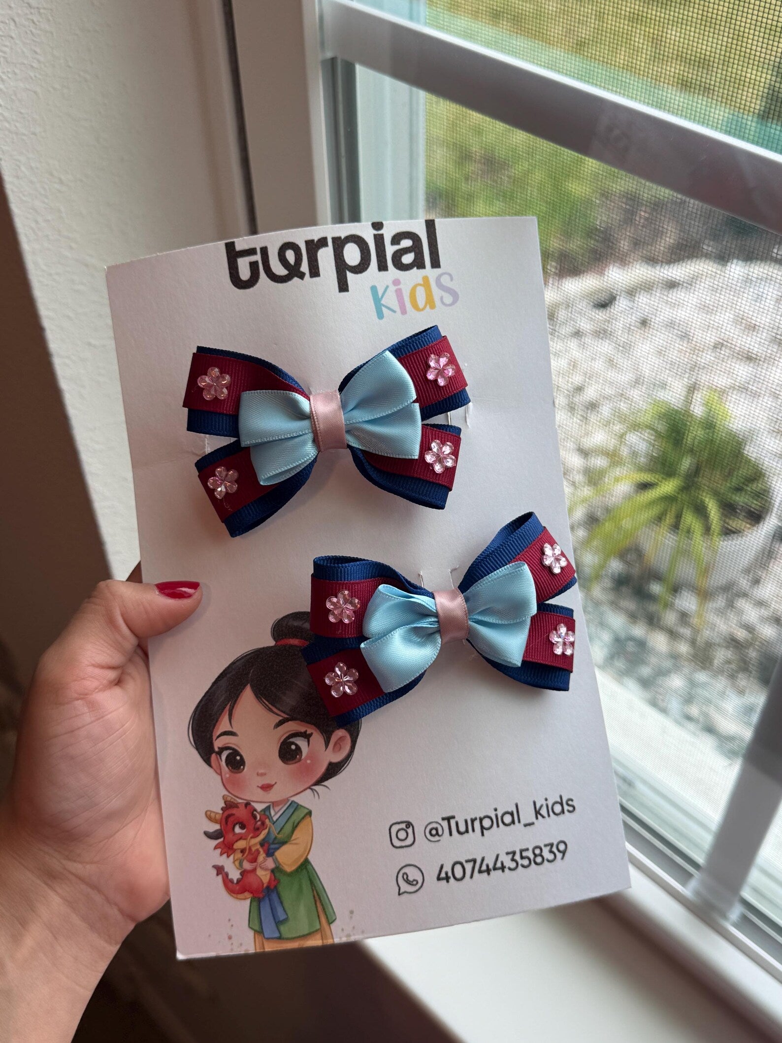 Princess Inspired Hair Bow
