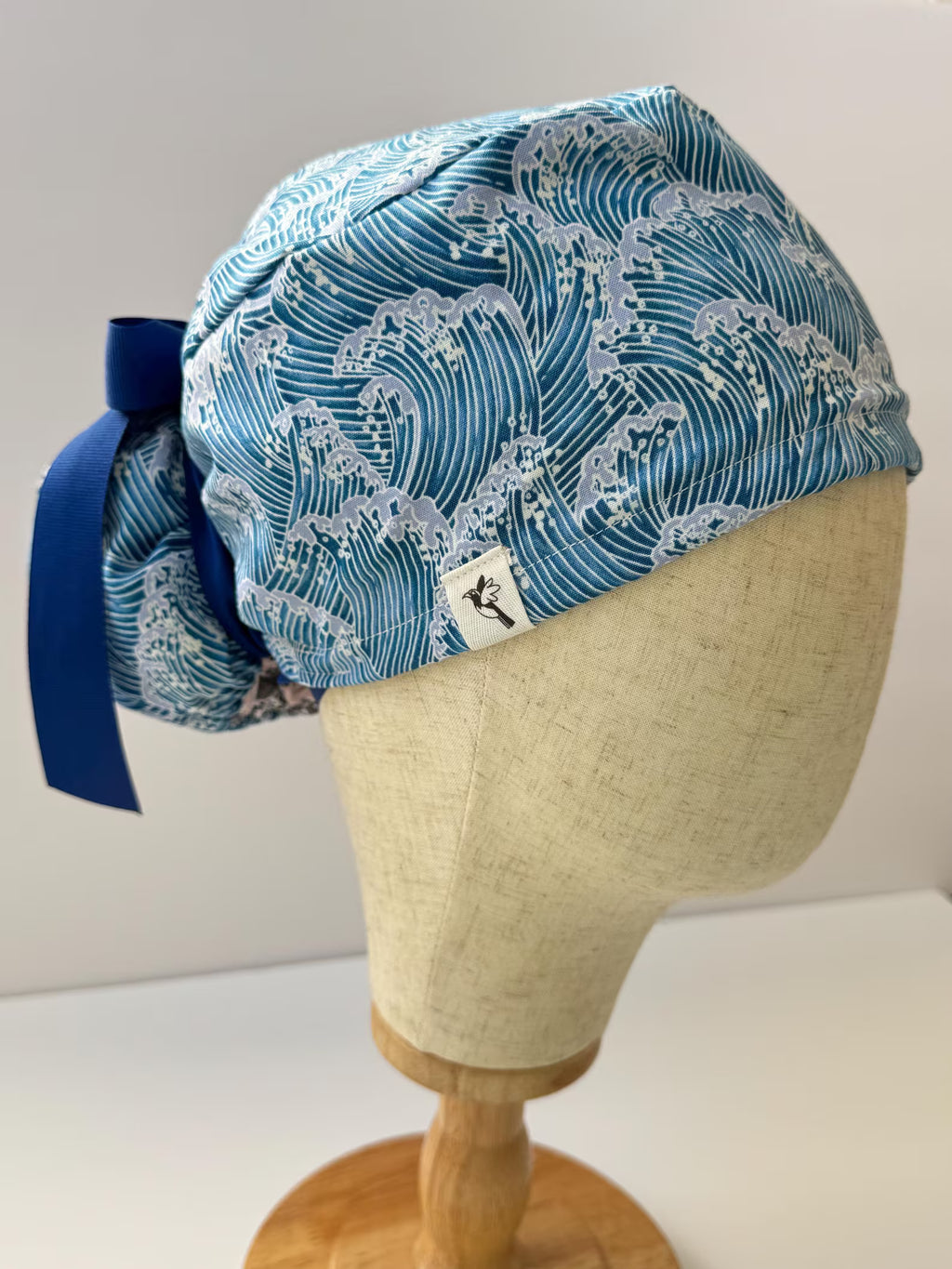 Japanese Wave Inspired Scrub Cap
