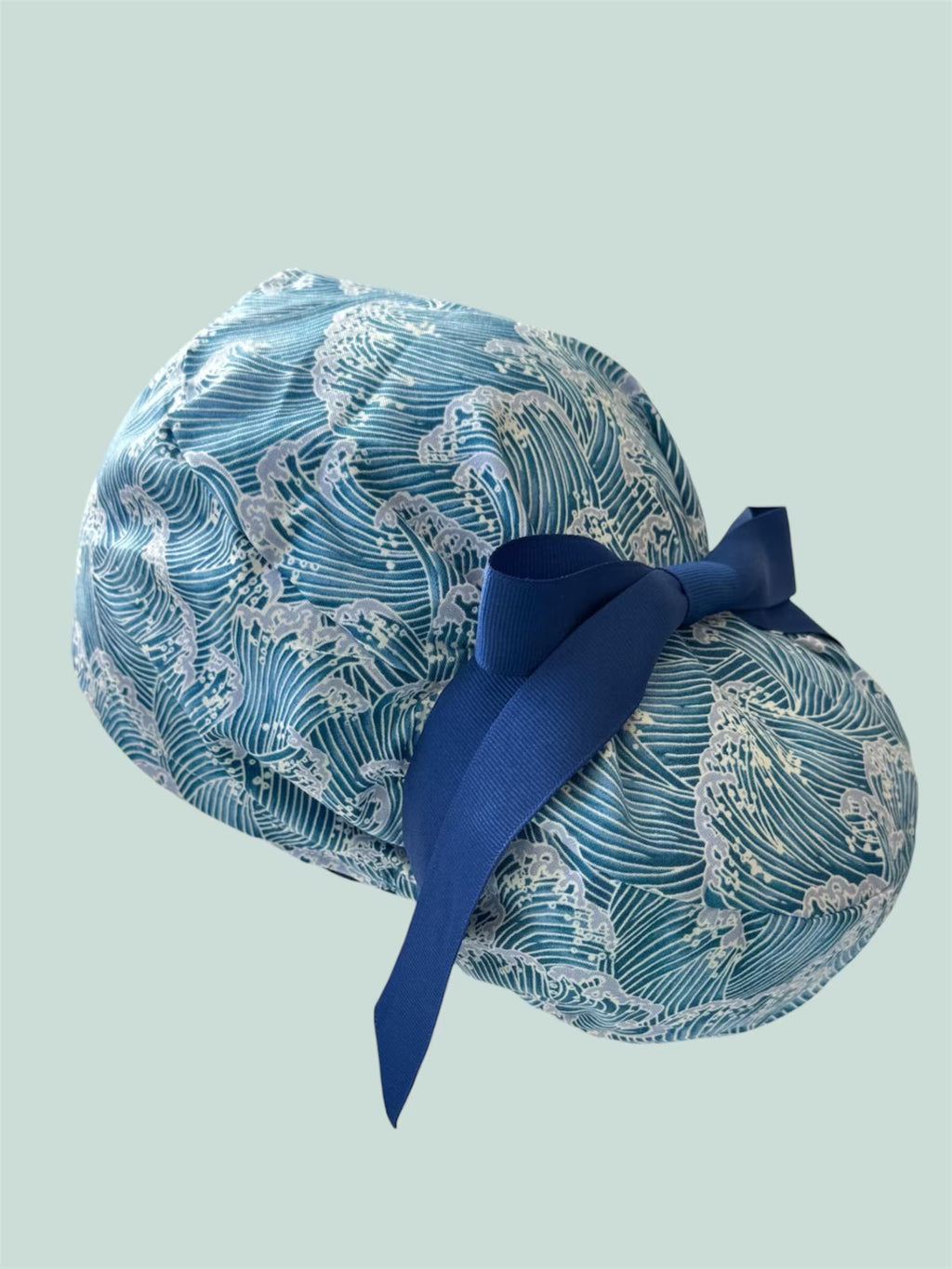 Japanese Wave Inspired Scrub Cap