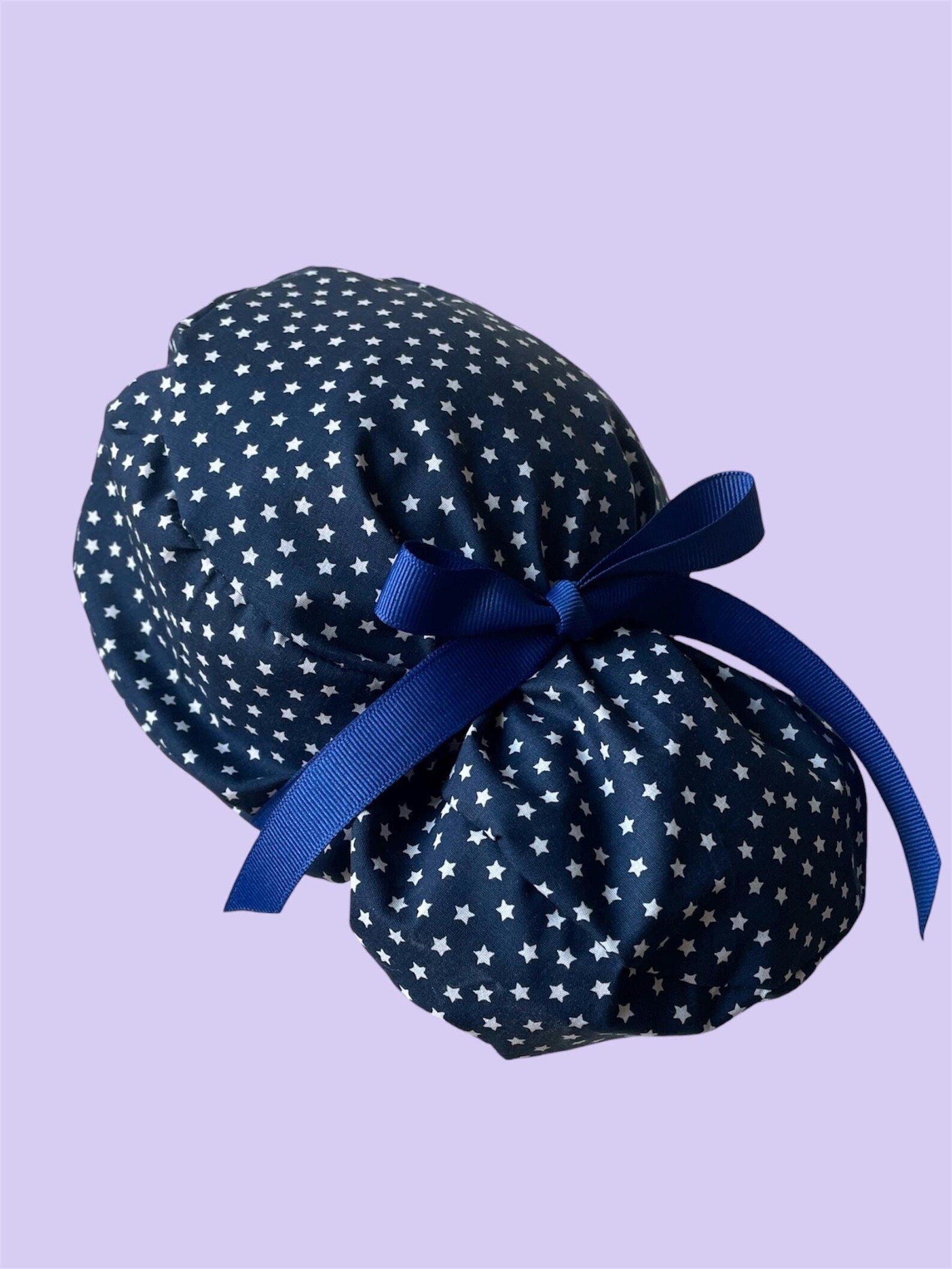 Star Print Scrub Cap