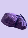 Purple Cotton scrub Cap