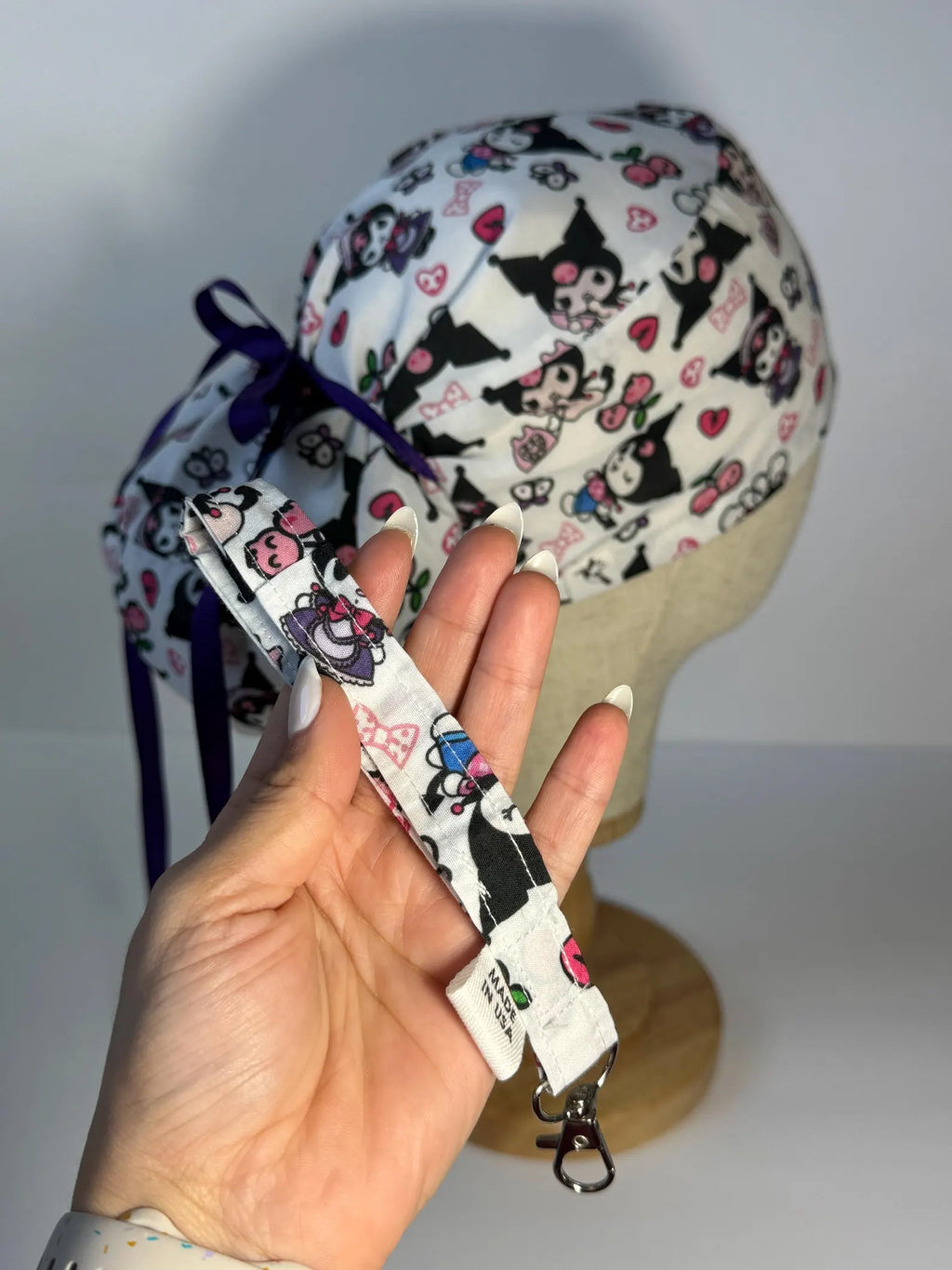 Goth Cute Inspired Scrub Cap