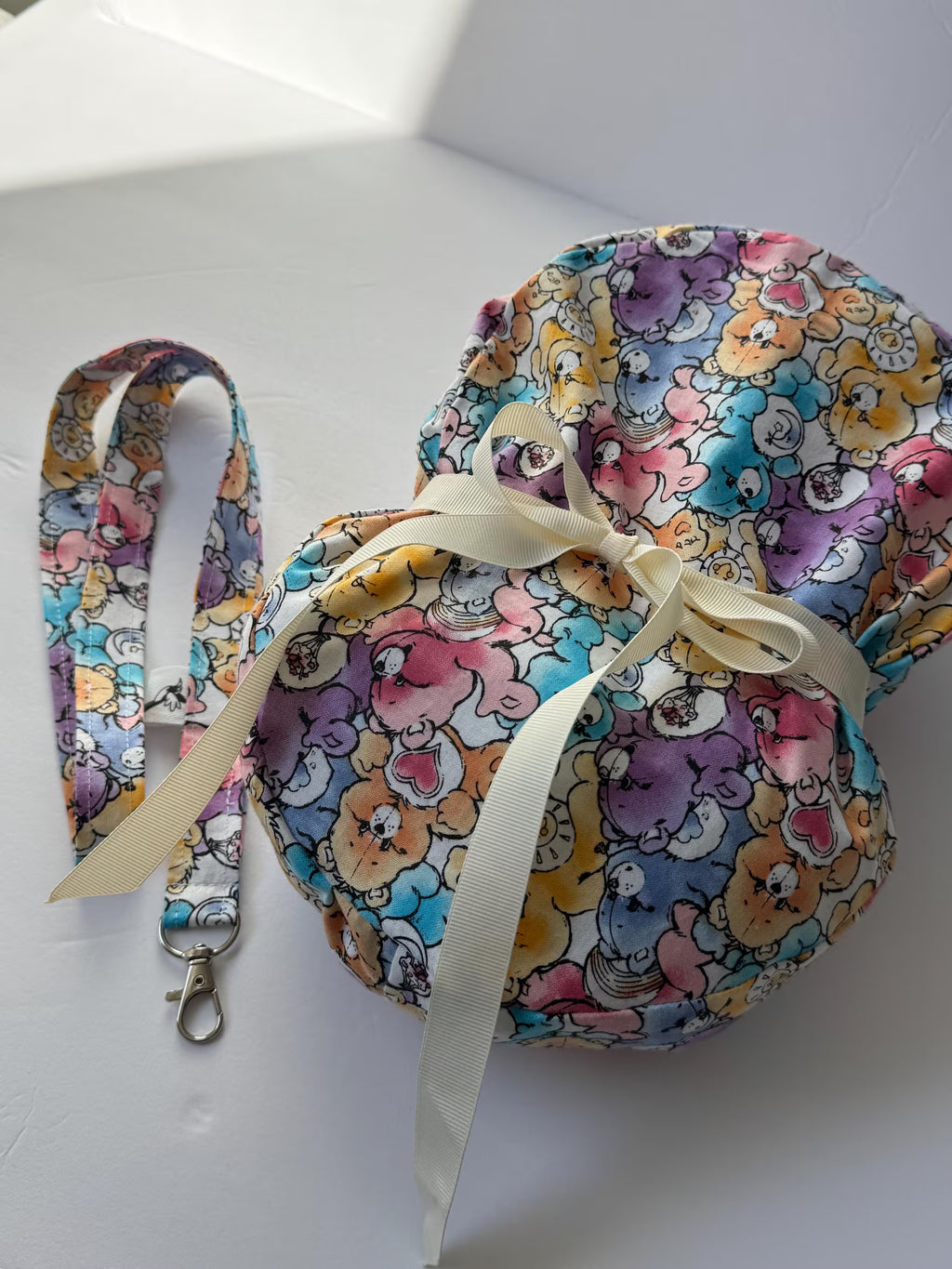Cute Rainbow Bear Scrub Cap