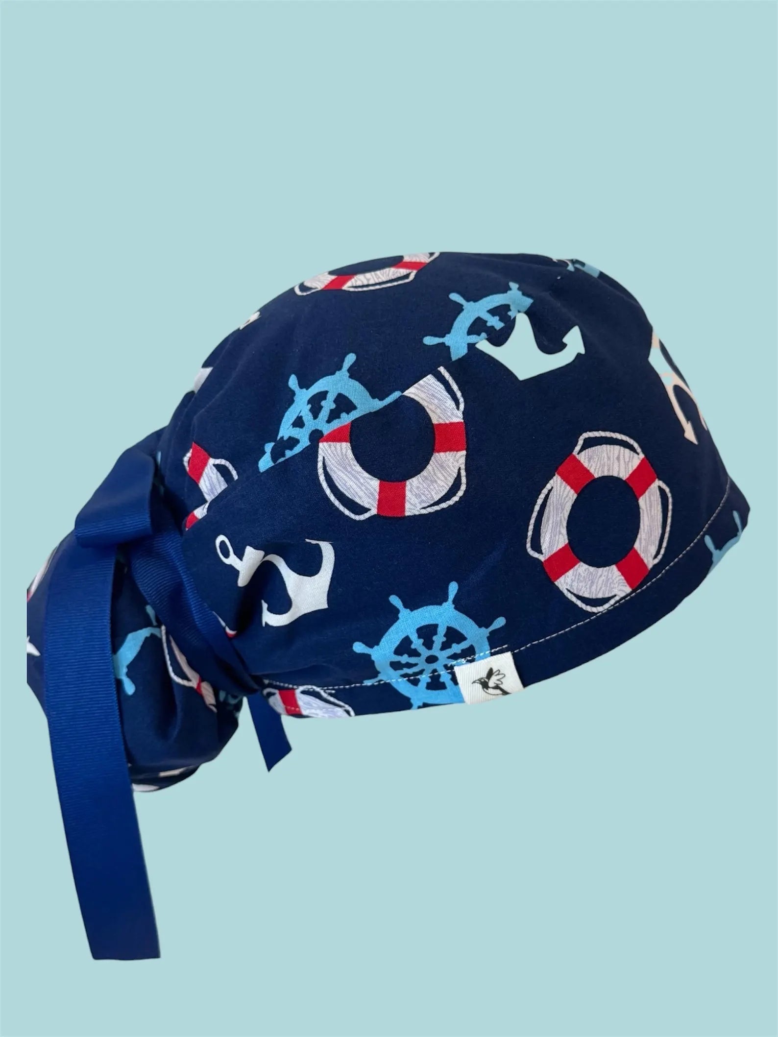 Navy Sailor Scrub Cap