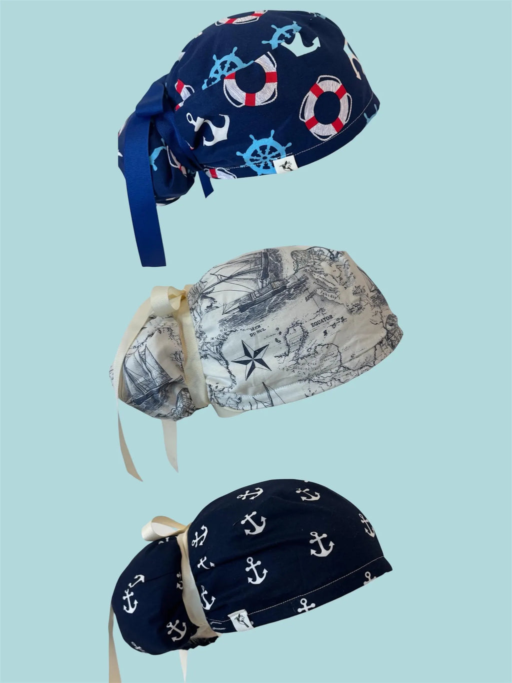 Navy Sailor Scrub Cap