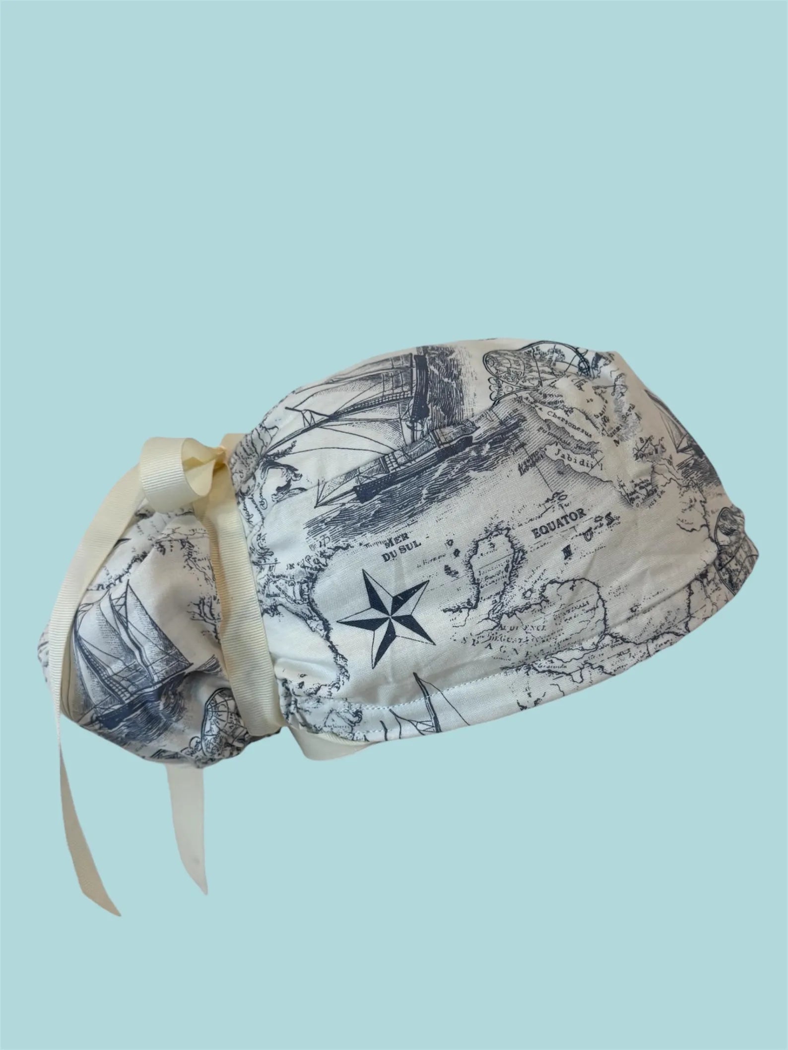 Navy Sailor Scrub Cap
