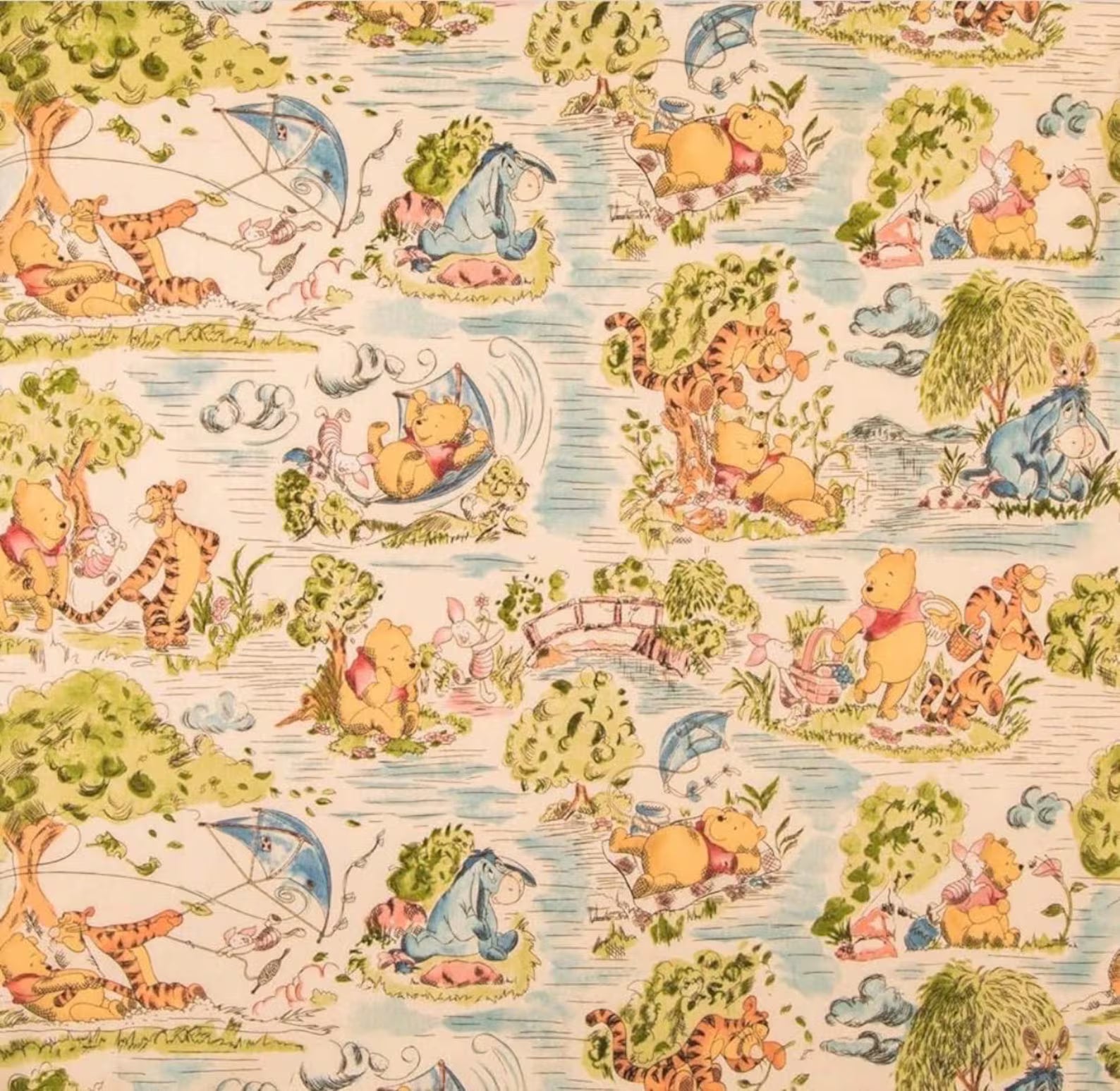Handmade Sweet Bear Inspired Scrub Cap