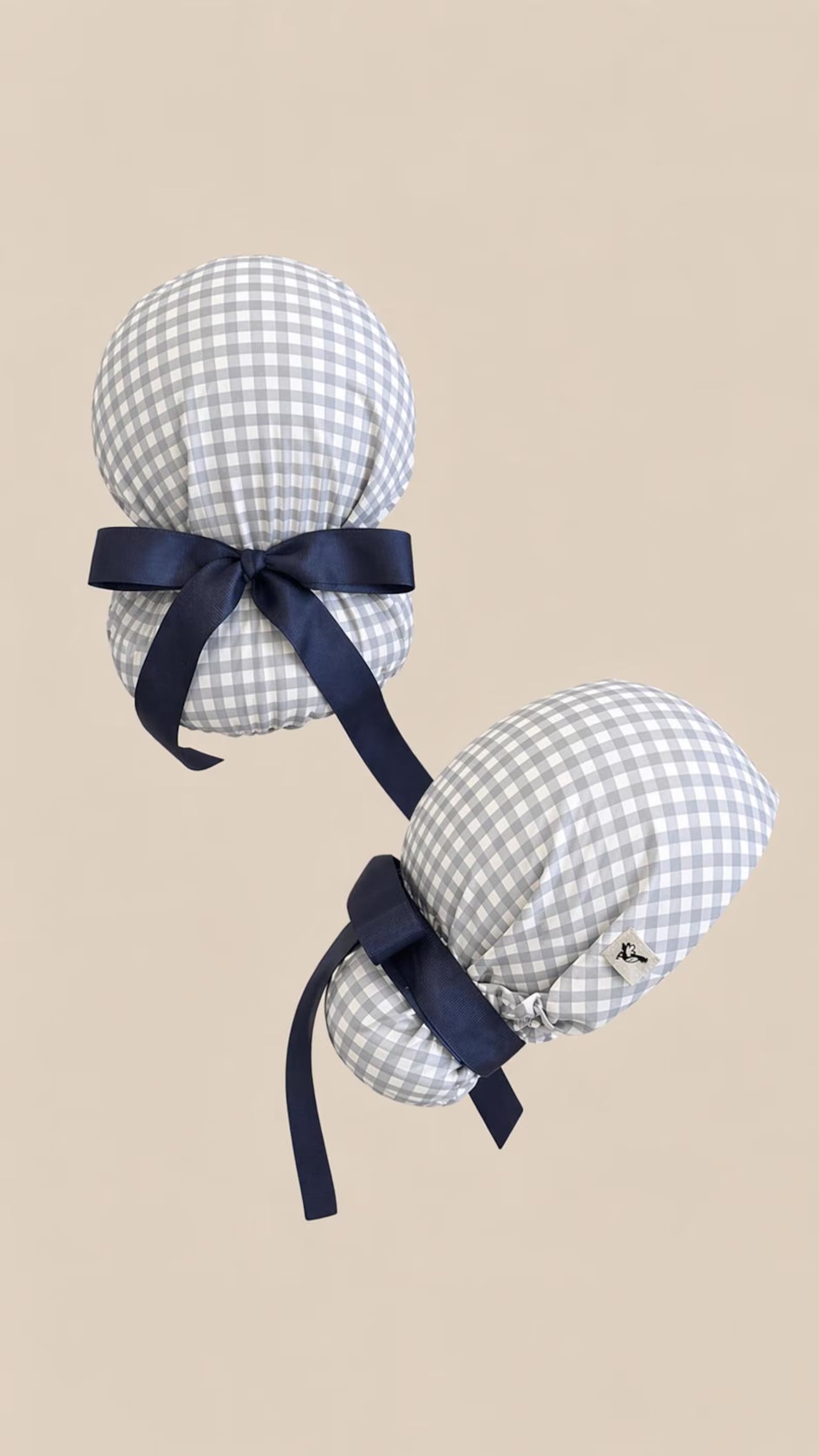 Gingham Scrub Cap