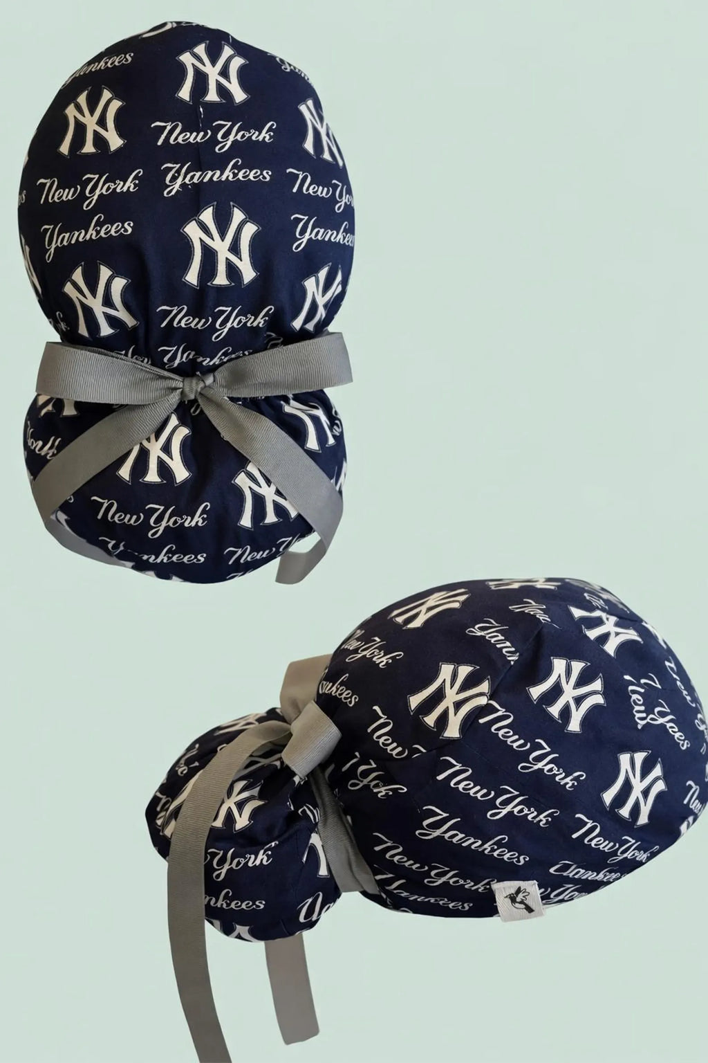 New York Style Navy Blue Baseball Inspired Scrub Cap