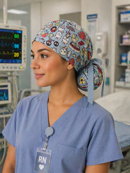 Anime Inspired Scrub Cap