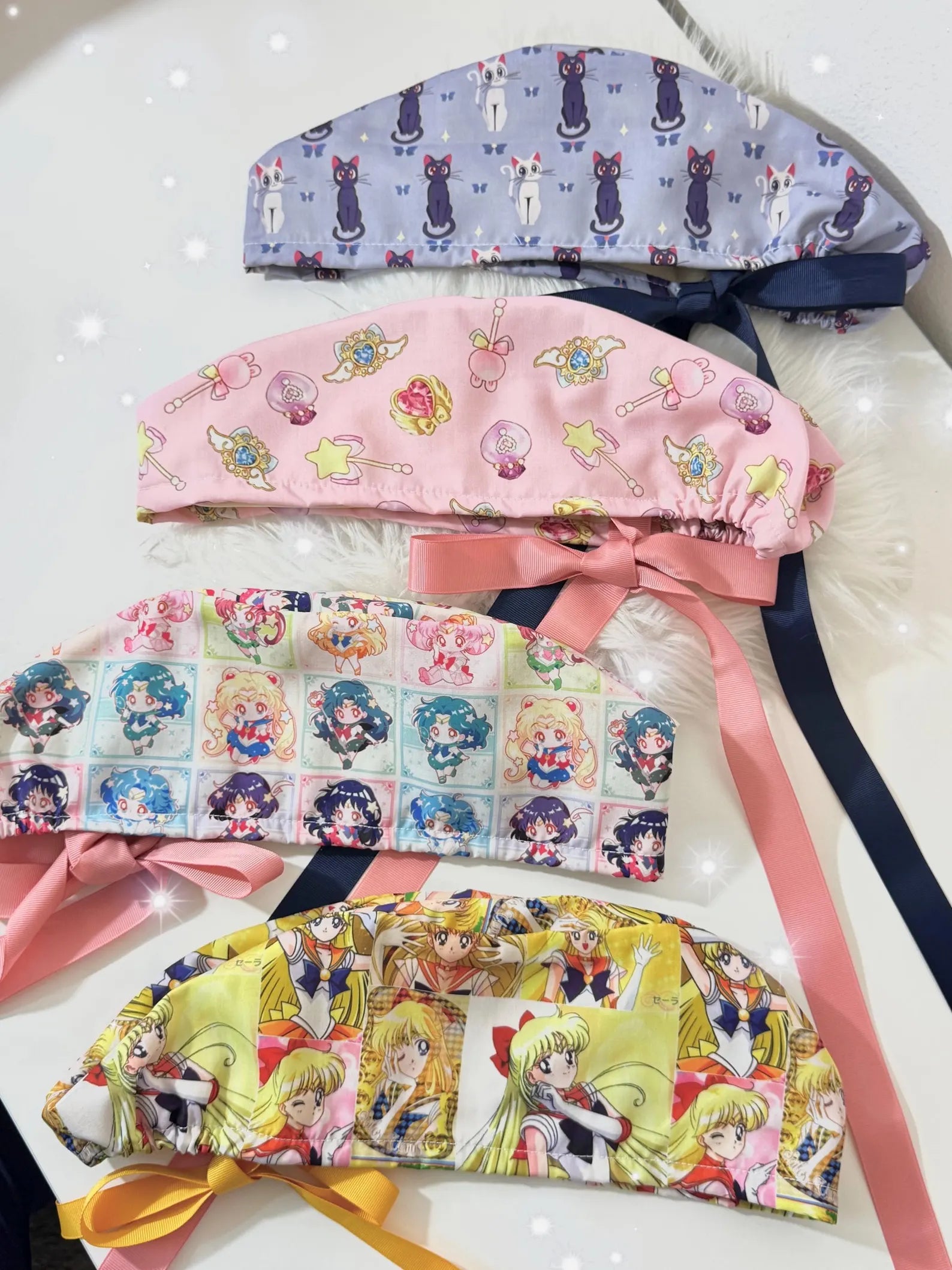 Moon Anime Inspired Scrub Cap
