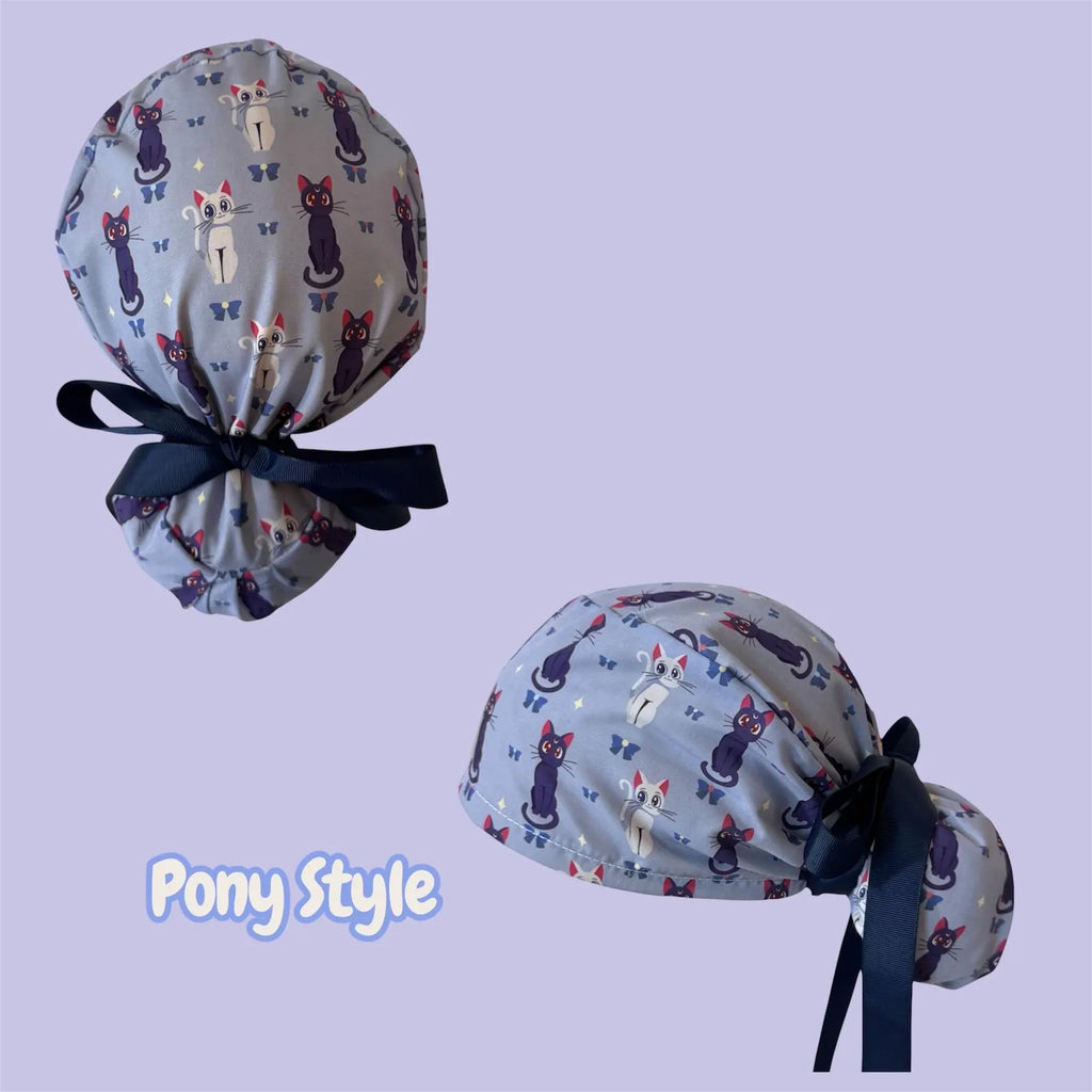 Moon Anime Inspired Scrub Cap