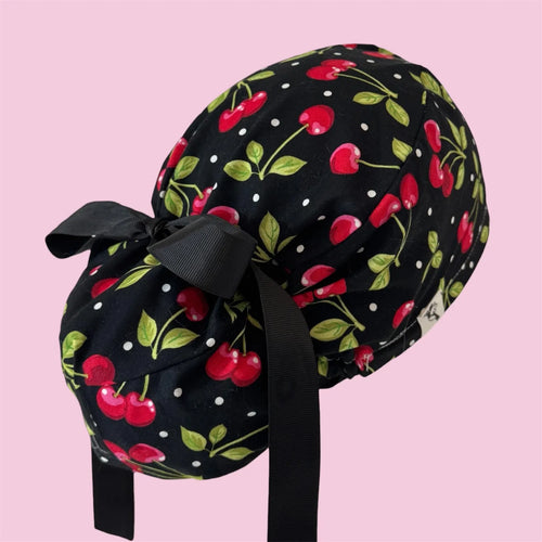 Cherry Scrub Cap