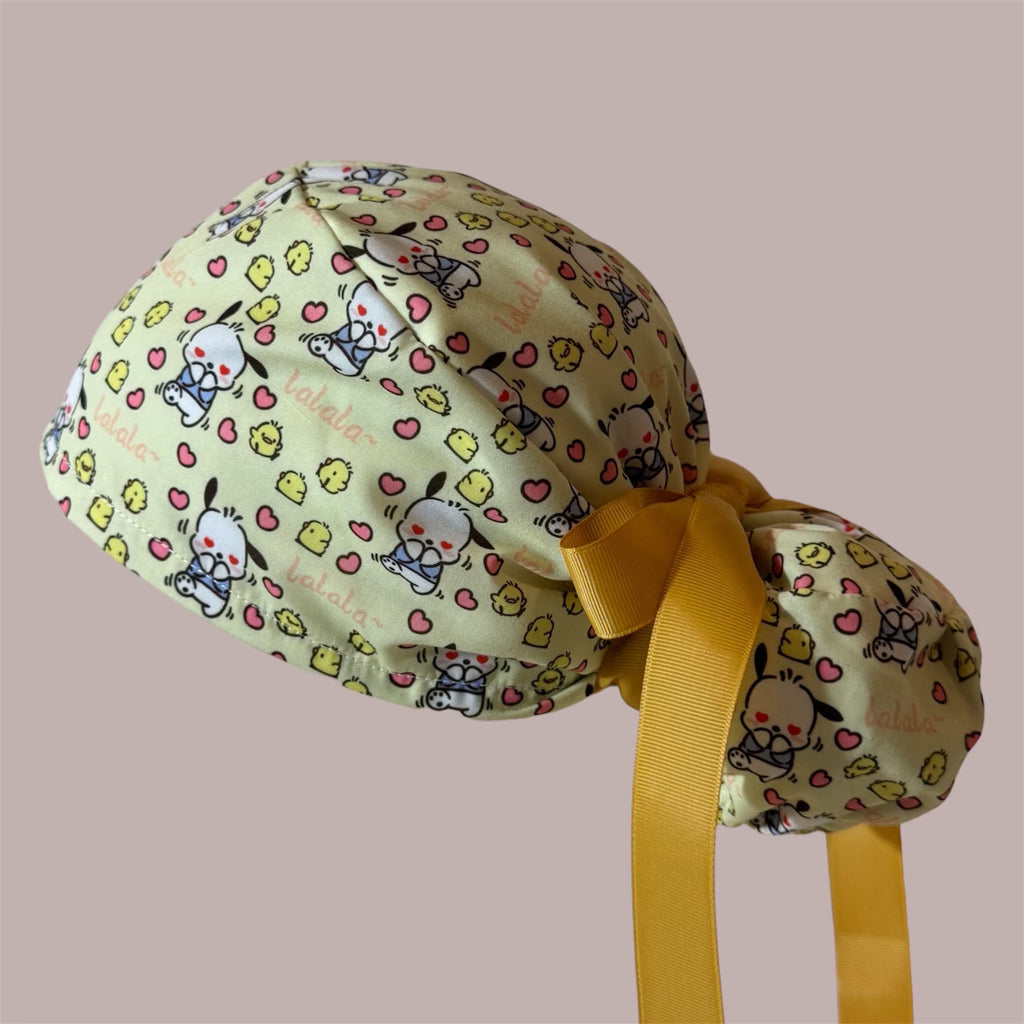 Cute Puppy Inspired Scrub Cap