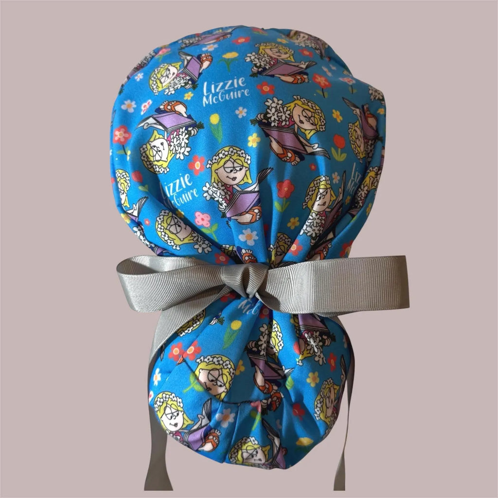 Y2K Inspired Blue Scrub Cap