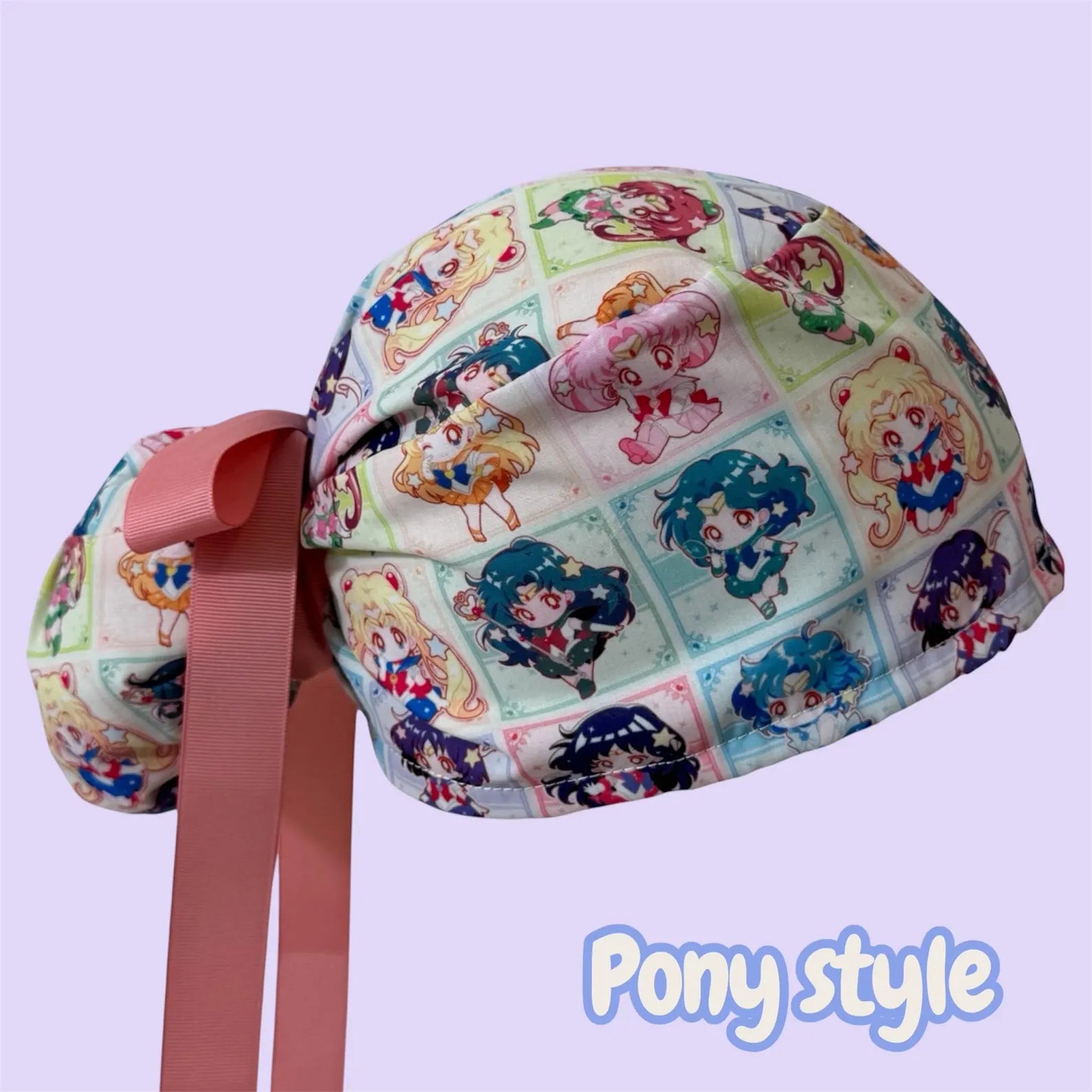 Moon Anime Inspired Scrub Cap