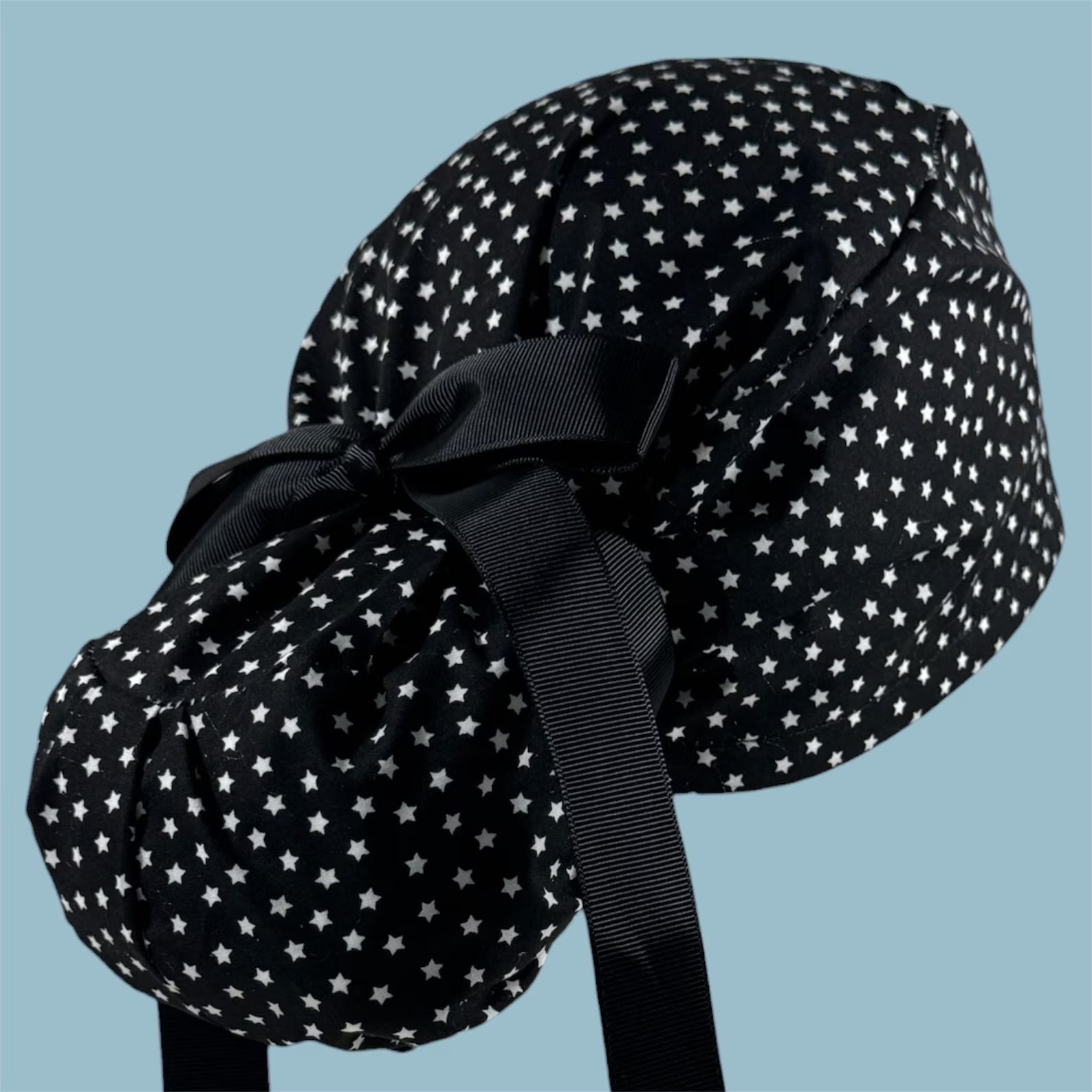 Star Print Scrub Cap