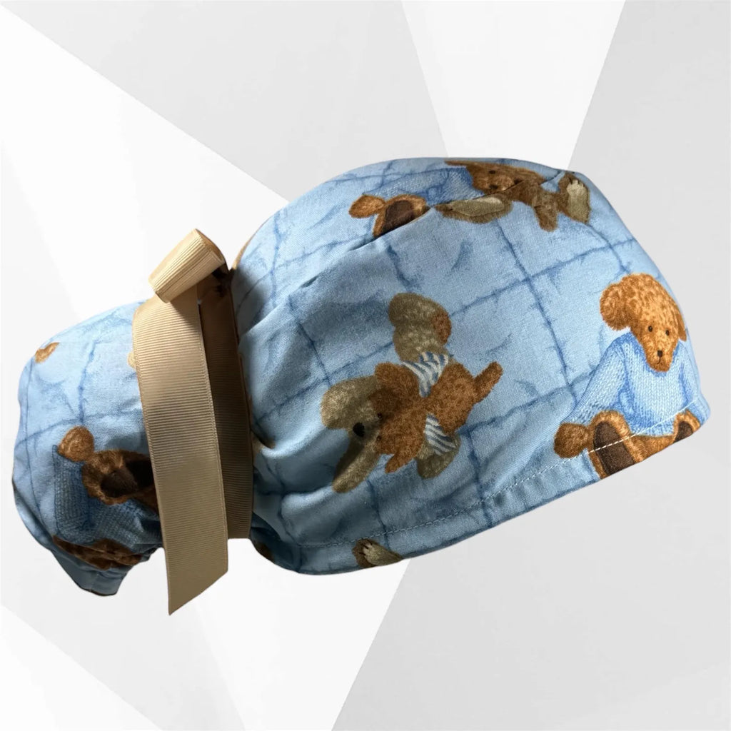 Teddy Bear Scrub Cap