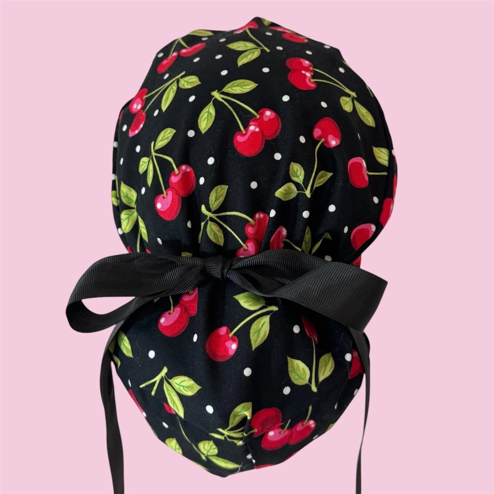 Cherry Scrub Cap