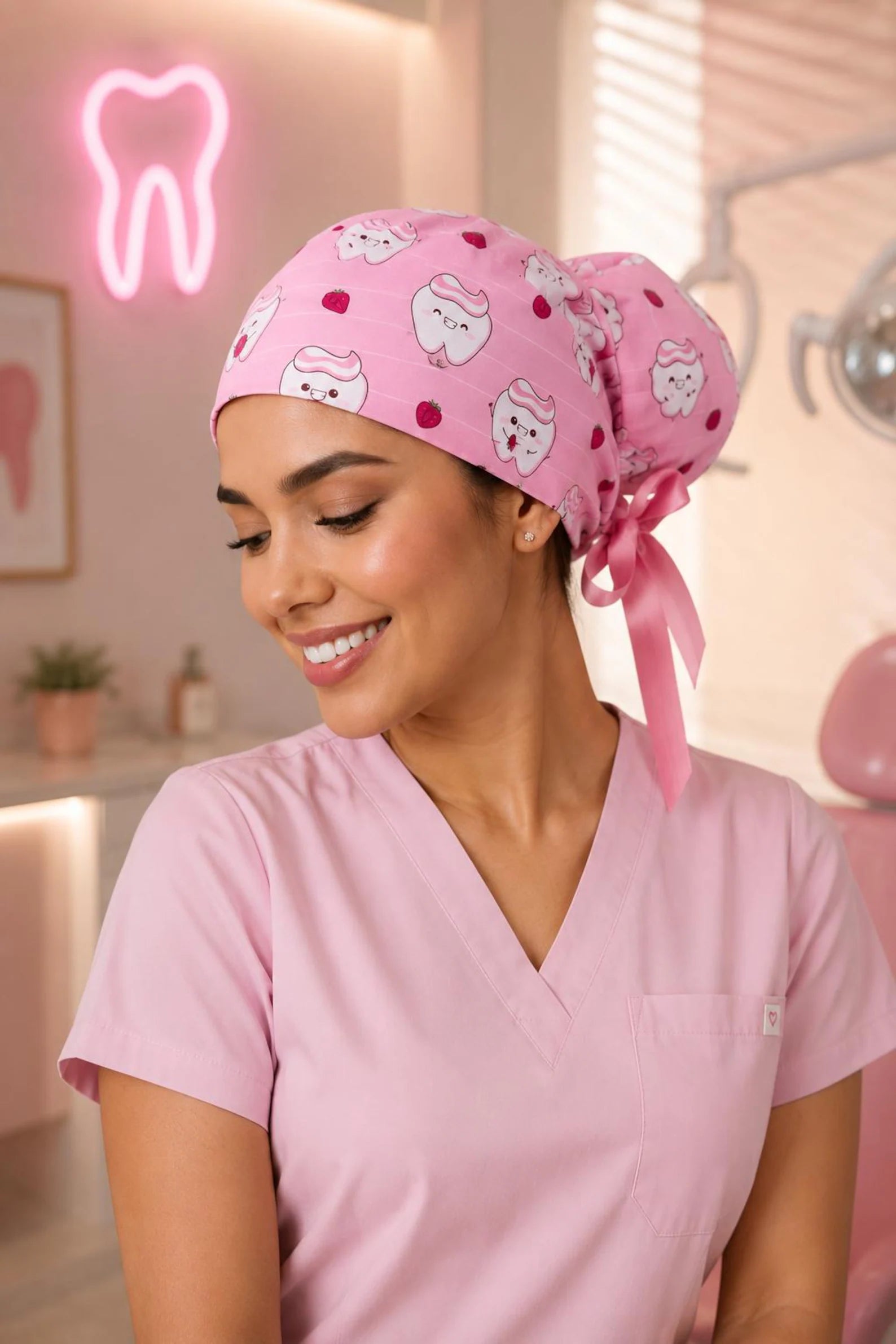 Cute Tooth Scrub Cap