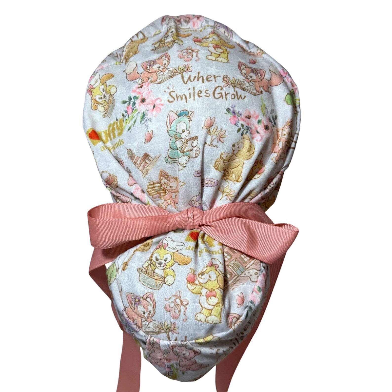 Cute Bear Friends Scrub Cap