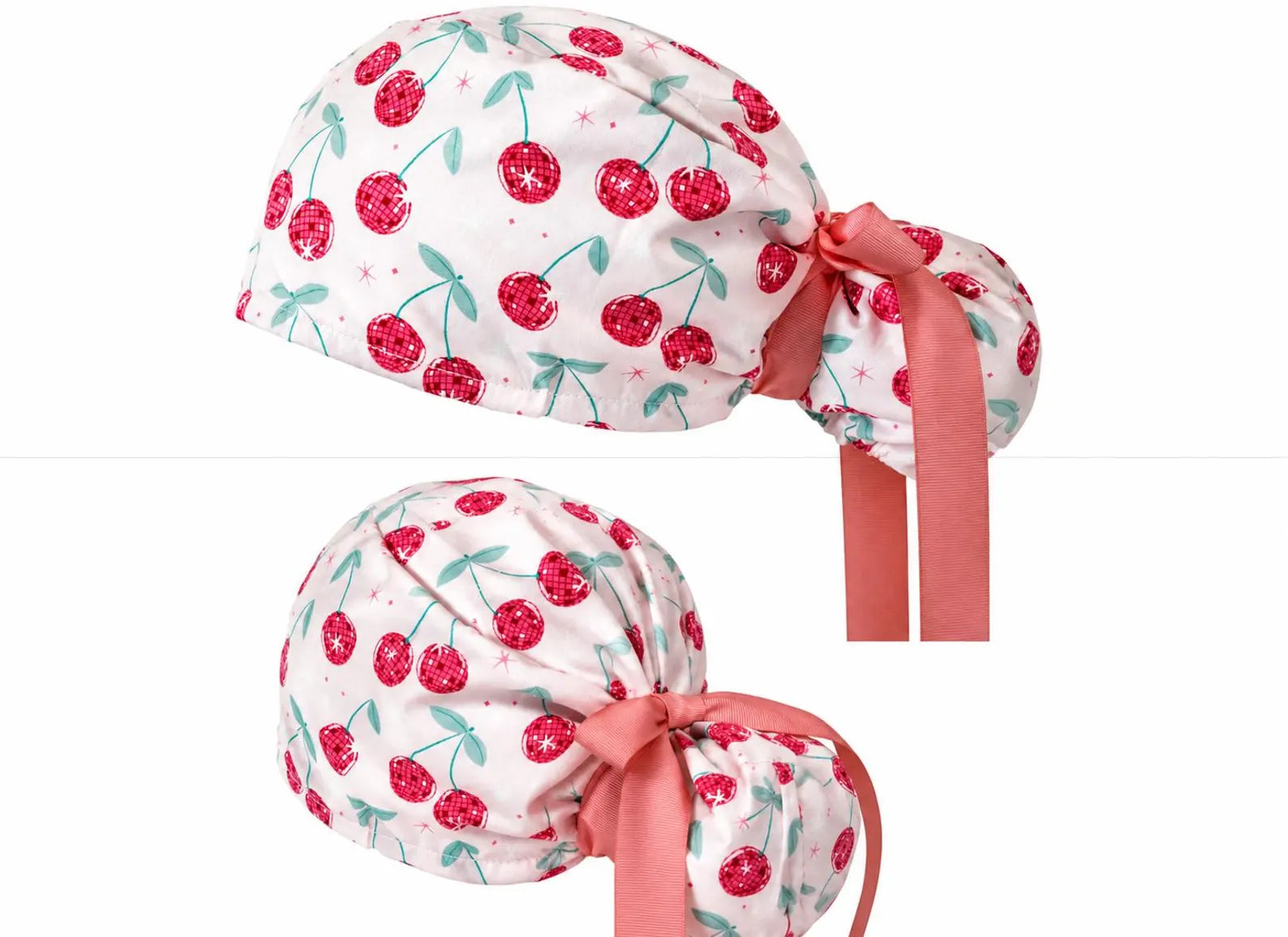 Cherry Scrub Cap