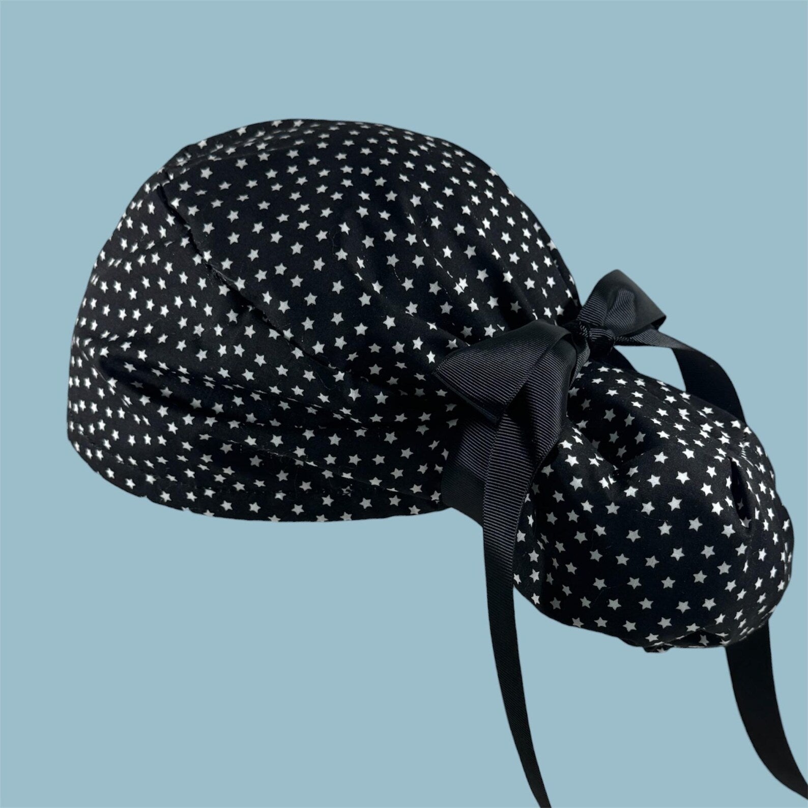 Star Print Scrub Cap