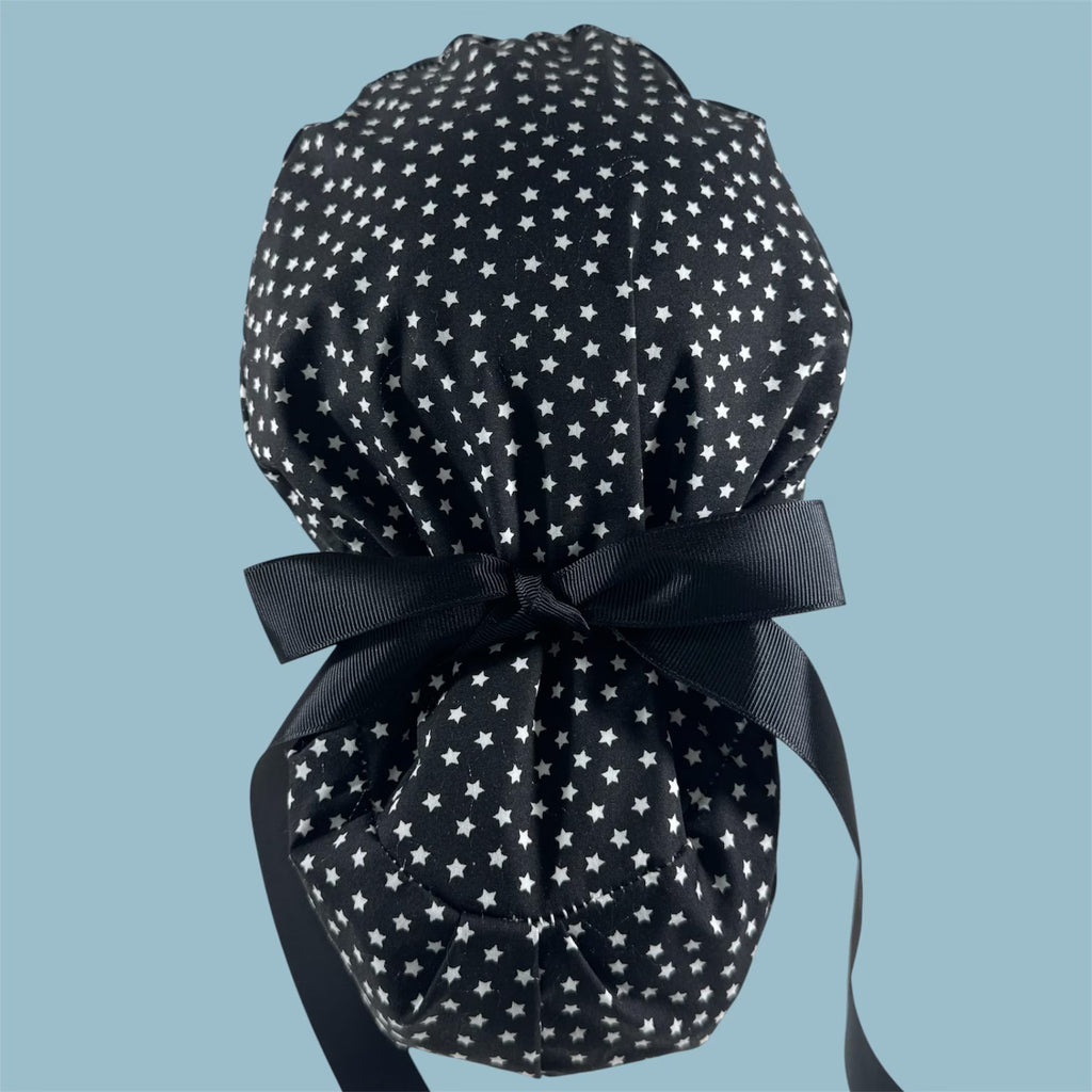 Star Print Scrub Cap