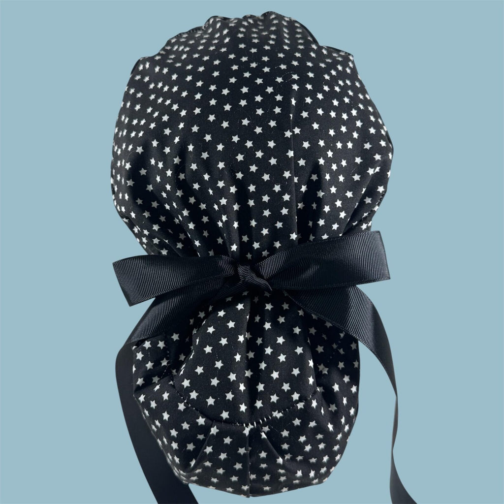 Star Print Scrub Cap