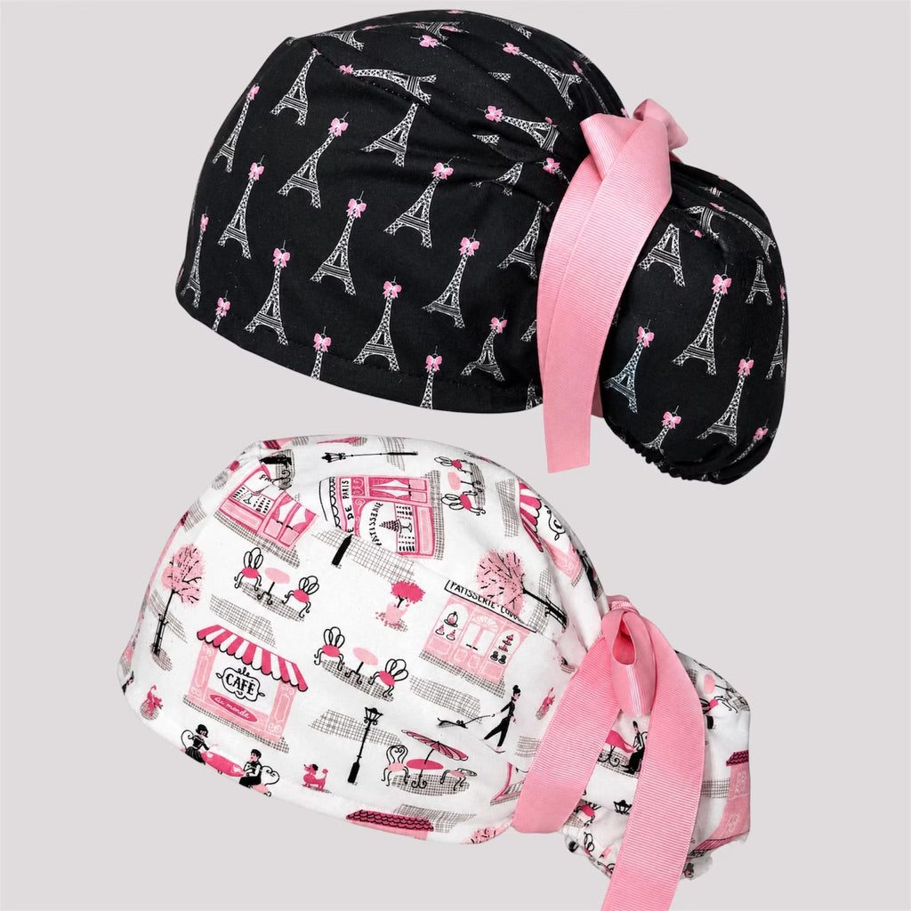 Paris Eiffel Tower Scrub Cap