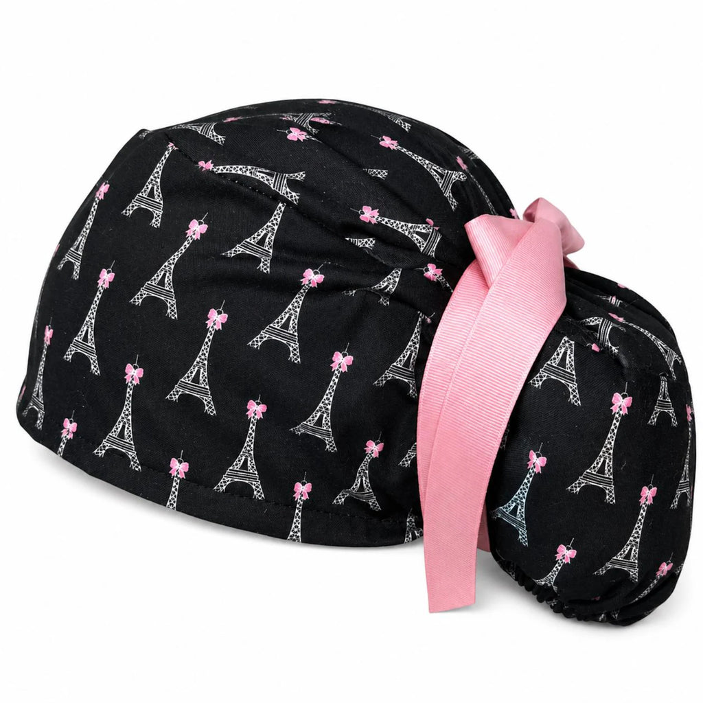 Paris Eiffel Tower Scrub Cap