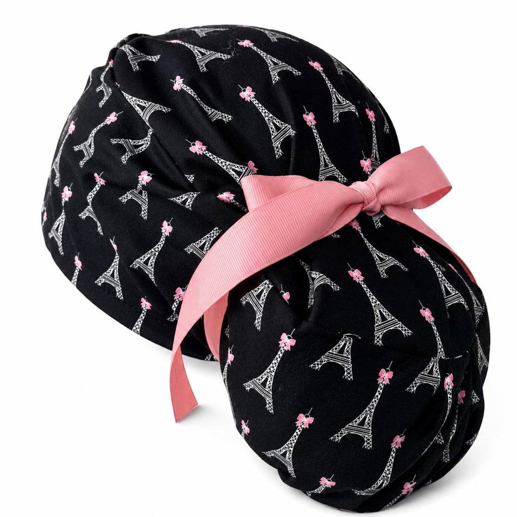 Paris Eiffel Tower Scrub Cap