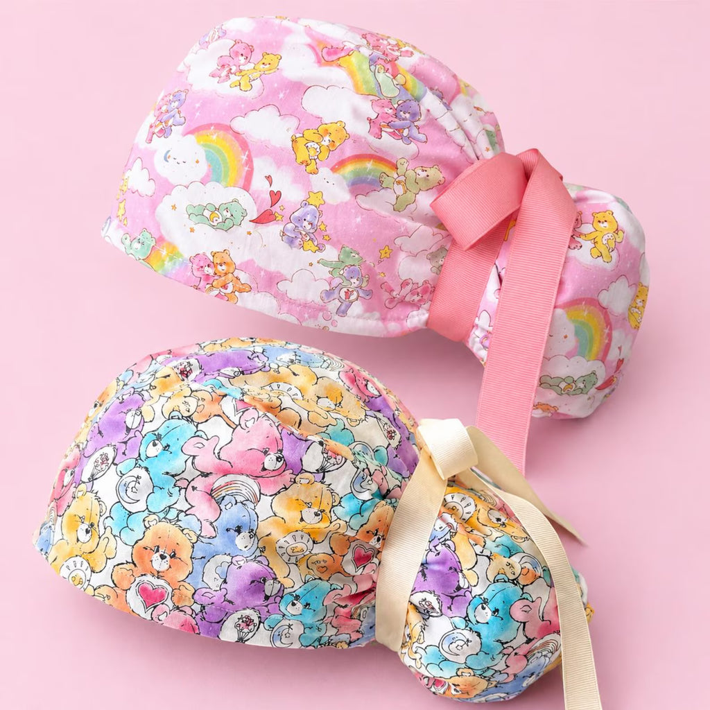 Cute Rainbow Bear Scrub Cap