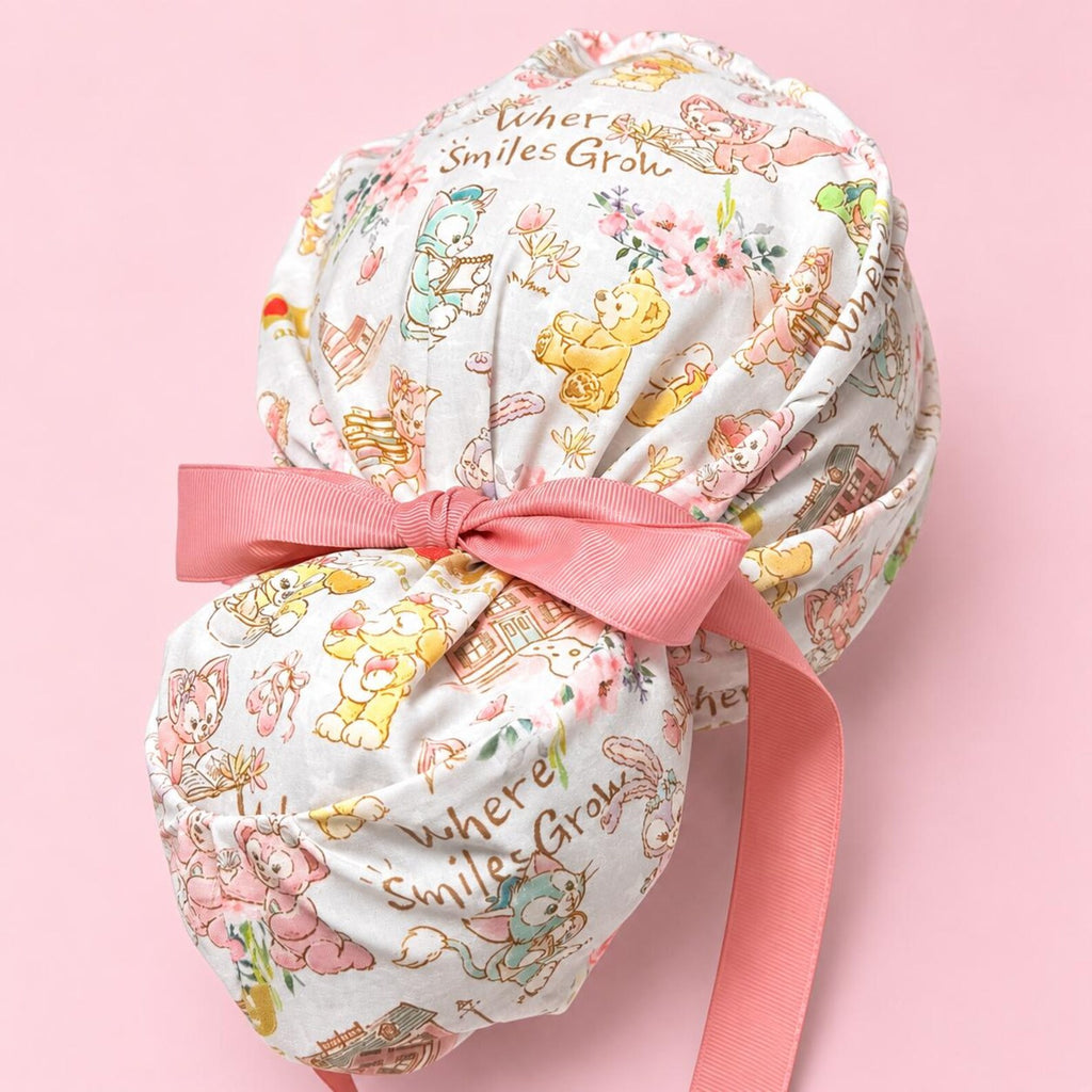 Cute Bear Friends Scrub Cap
