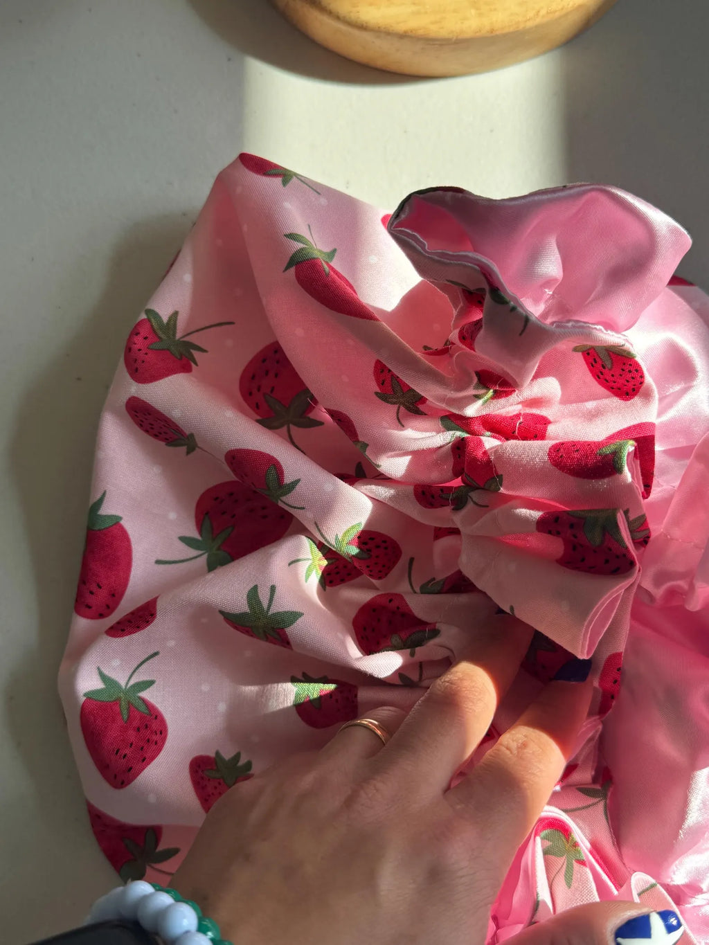 Mom & Daughter Satin Bonnet Set