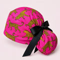 Pink Leopard Scrub Cap