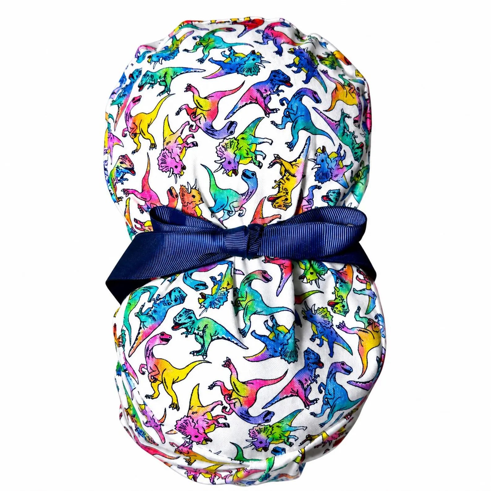 Colorful Dinosaur Scrub Cap